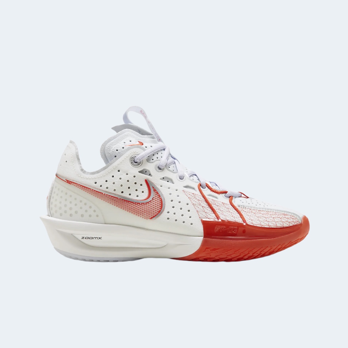 Nike Air Zoom GT Cut 3 EP Summit White Picante Red 착용 스타일