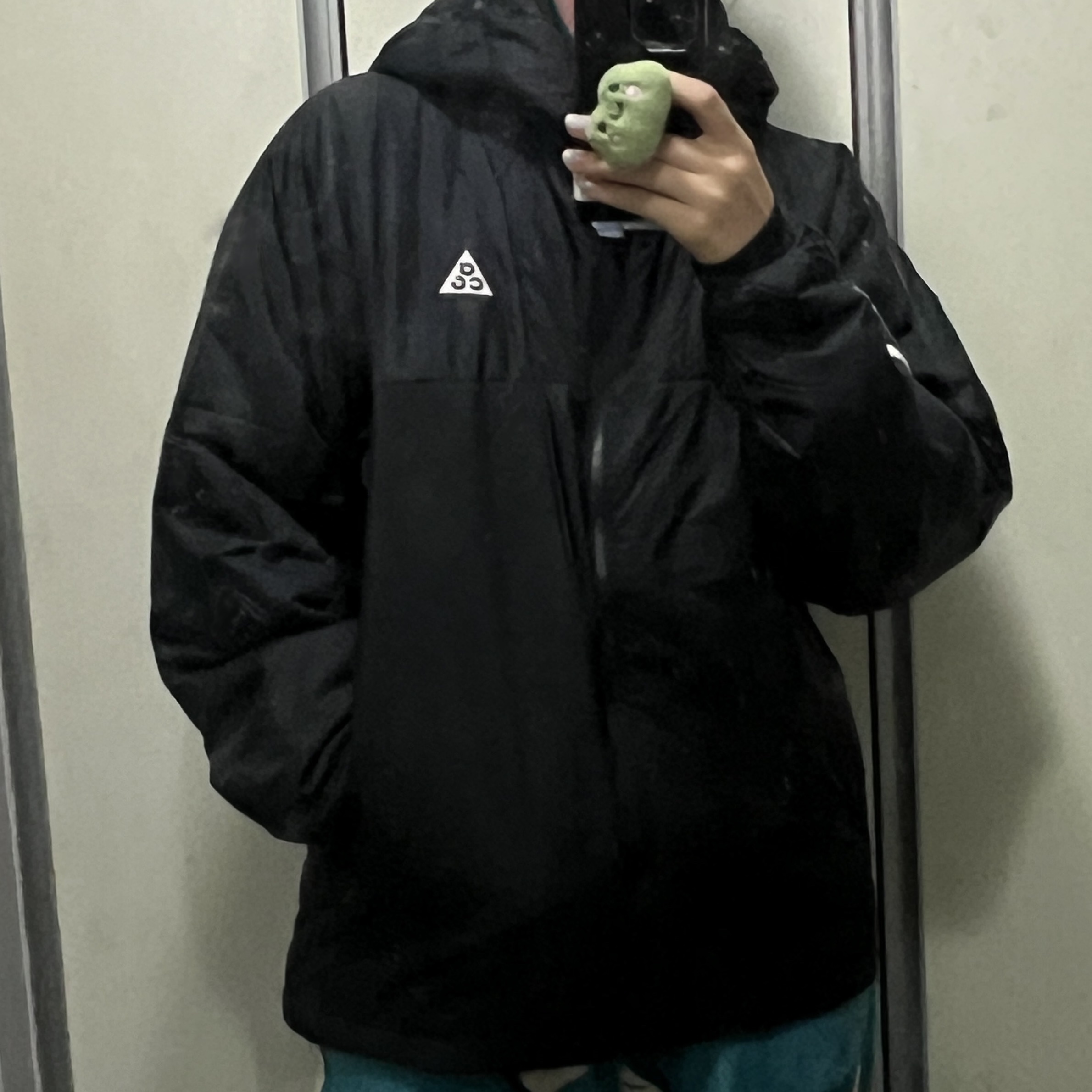 Nike ACG Therma-Fit ADV Rope De Dope Full Zip Jacket Black Summit White - Asia 착용 스타일