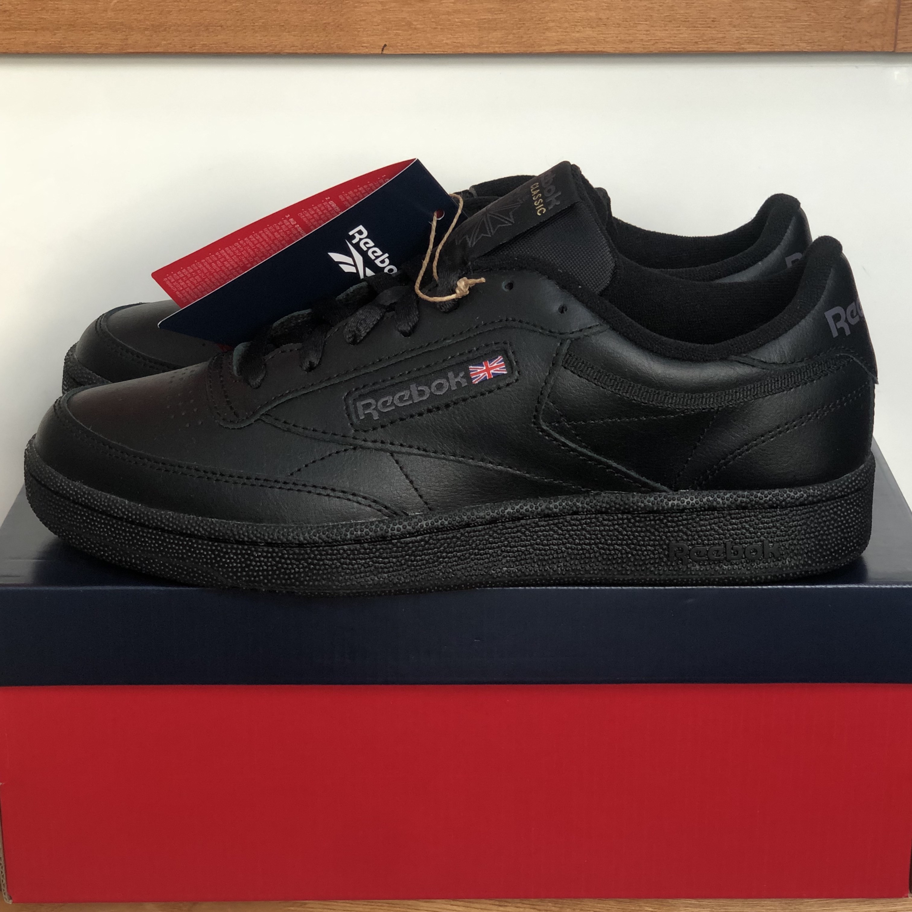 Reebok Club C 85 Black 착용 스타일
