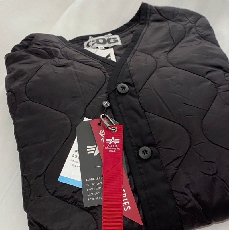 CDG x Alpha Industries Liner Jacket Black, CDG x Alpha Industries Liner Jacket Black 착용 스타일