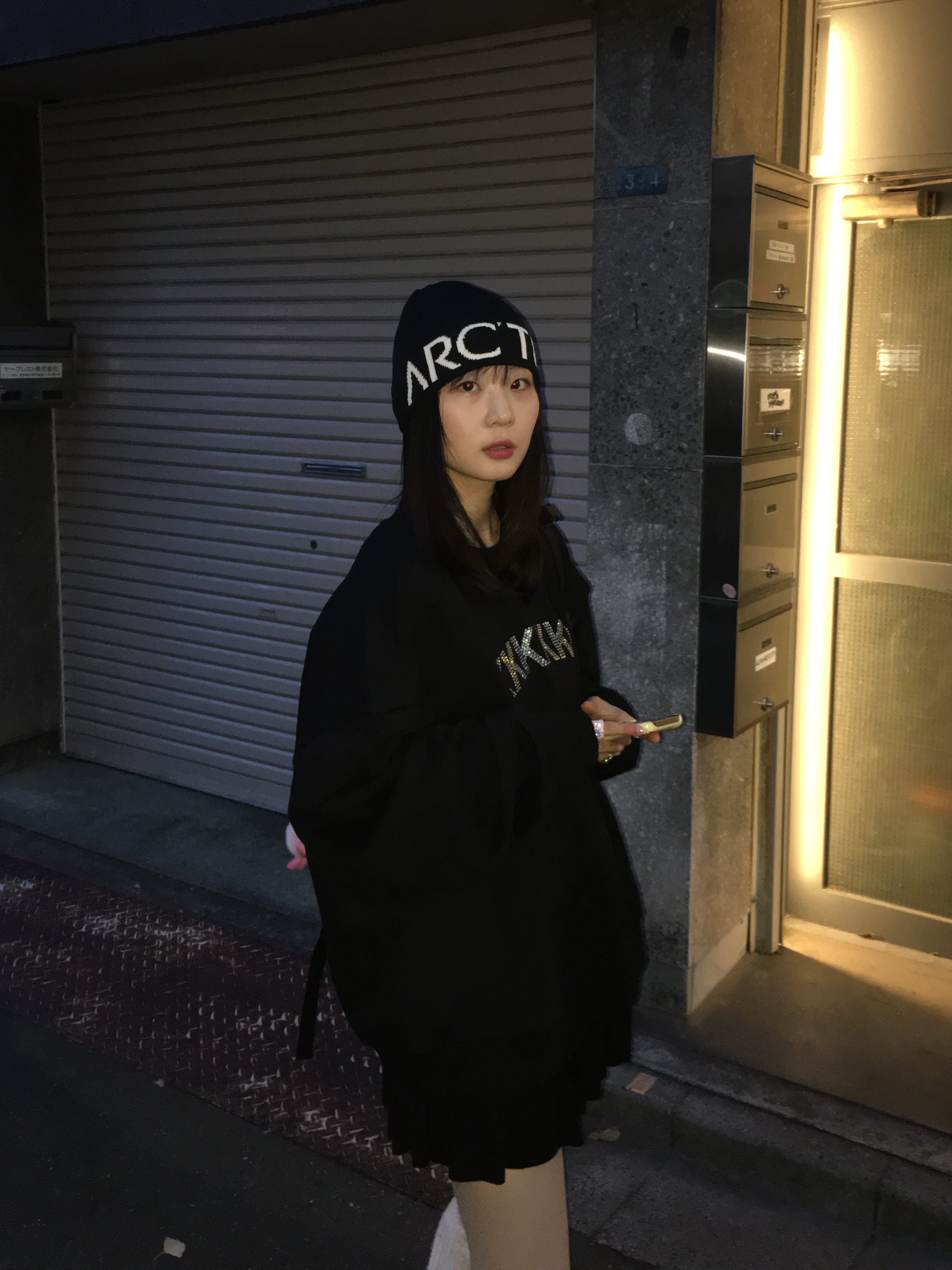 Arc'teryx Word Head Toque Orca 착용 스타일