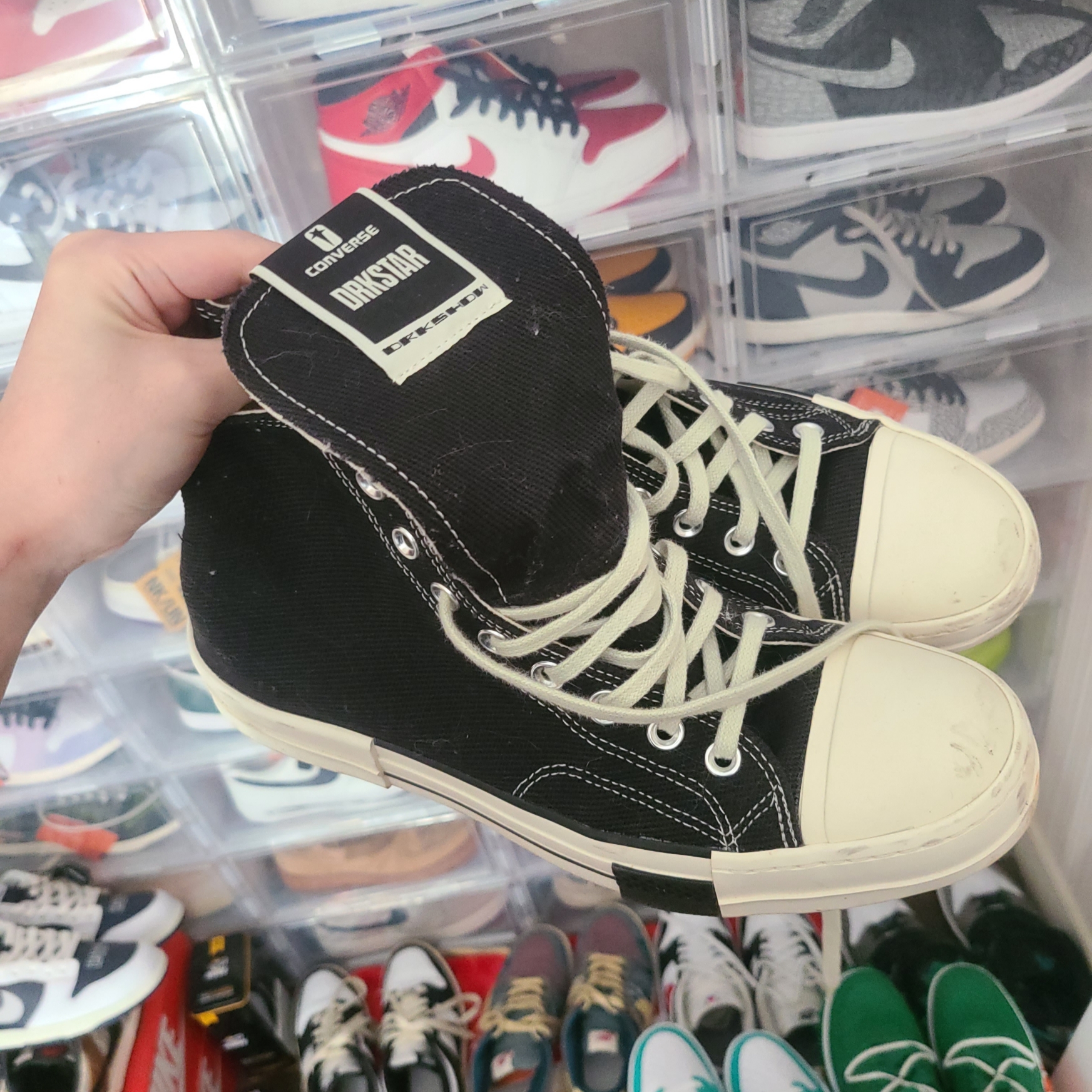 Converse x Drkshdw Drkstr Chuck 70 High Black 착용 스타일