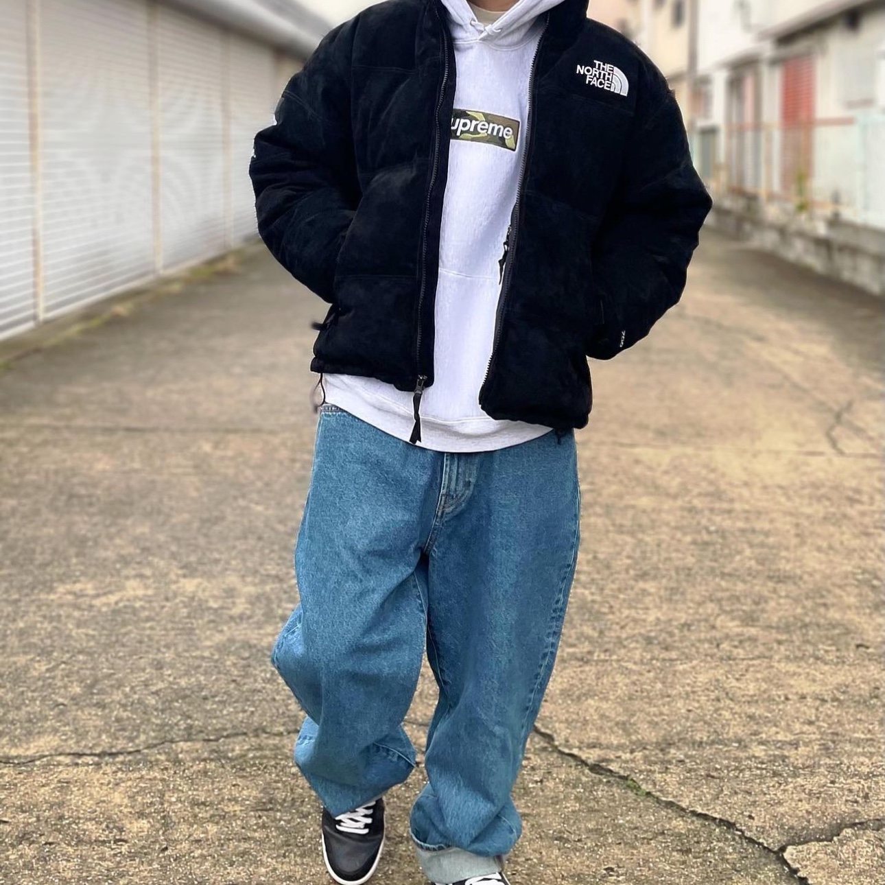 Supreme Box Logo Hooded Sweatshirt Black - 23FW, Supreme Box Logo Hooded Sweatshirt Red - 23FW 착용 스타일 - 10