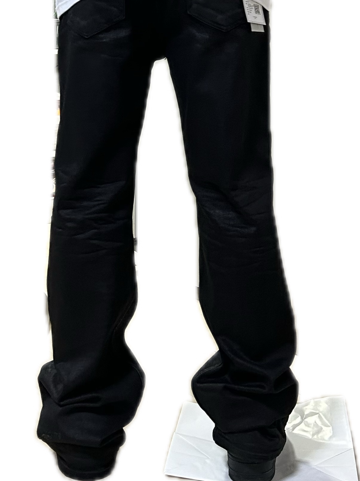 Undermycar Ring Multi Rings Flared Coating Jeans Pavement - 23FW 착용 스타일