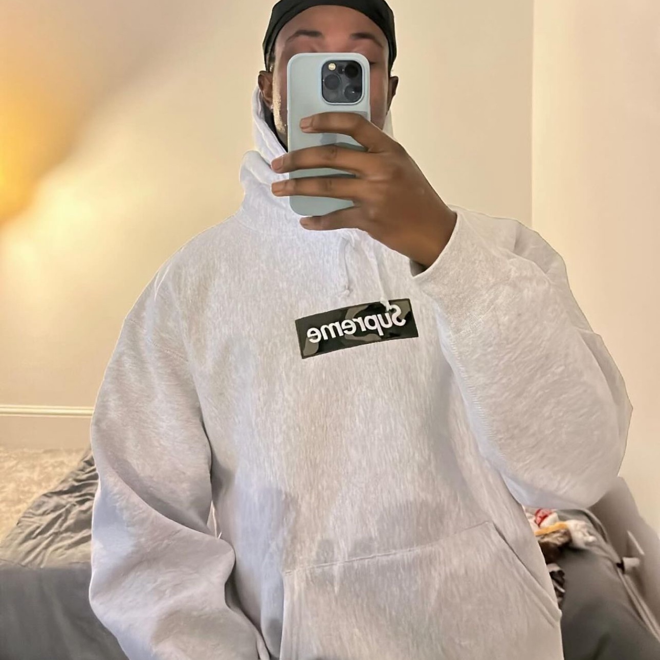 Supreme Box Logo Hooded Sweatshirt Black - 23FW, Supreme Box Logo Hooded Sweatshirt Red - 23FW 착용 스타일 - 8