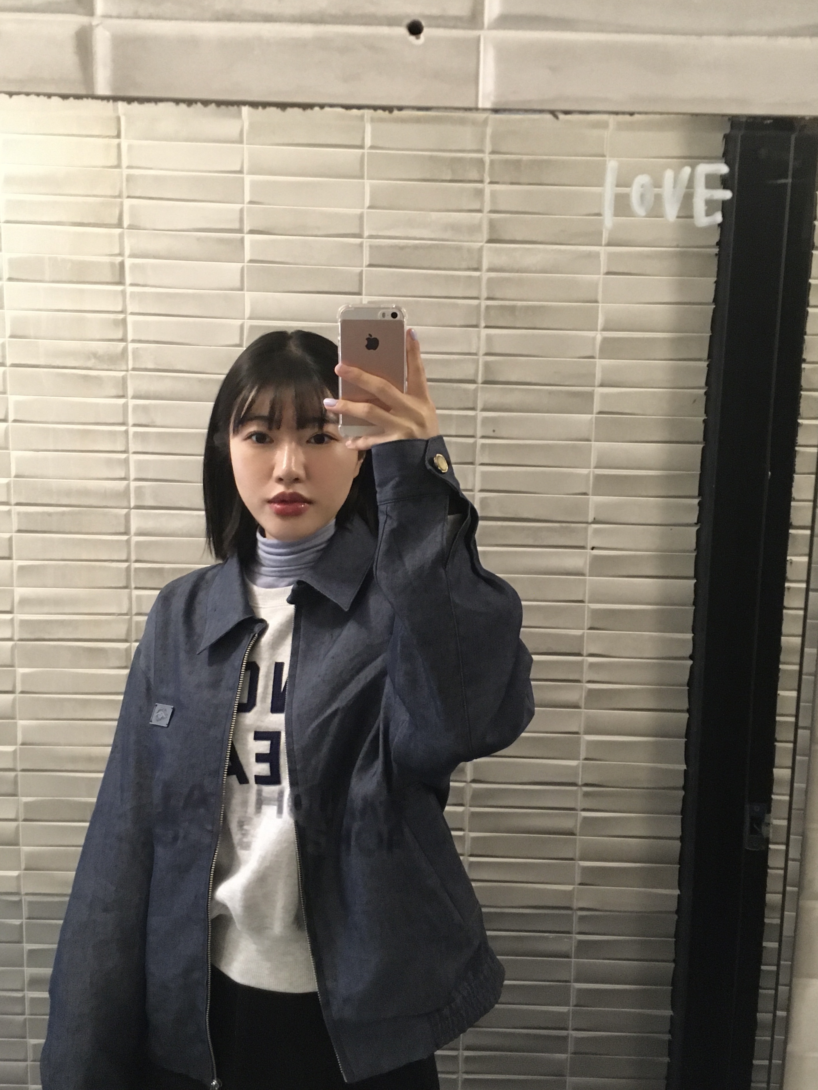 Traktat Staff Harrington Jacket Navy, (W) Rockfishweatherwear Hayden Snow Padded Boots Black 착용 스타일 - 1
