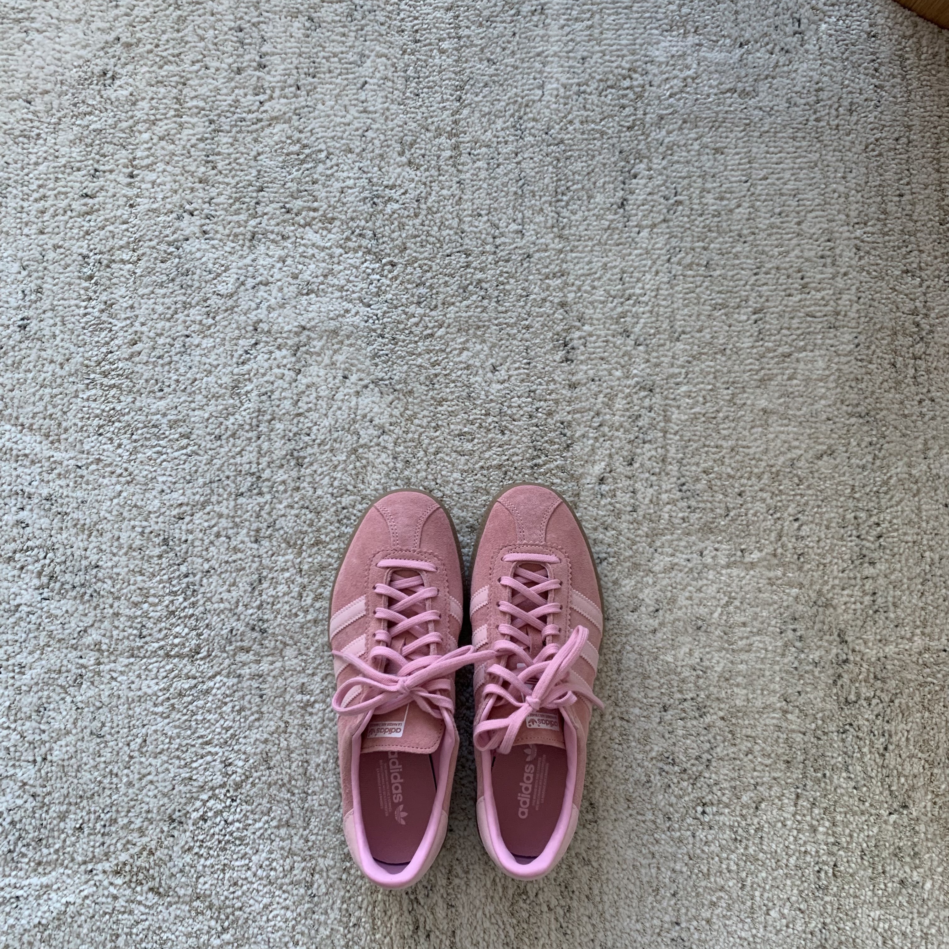 Adidas Bermuda Glow Pink 착용 스타일 - 1