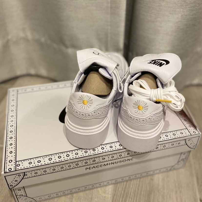 Nike x Peaceminusone Kwondo1 White 착용 스타일 - 2