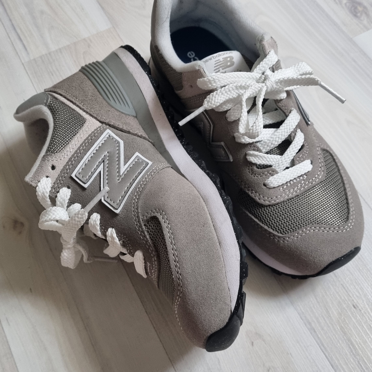 New Balance 574 Worn By Anyone Grey - D Standard 착용 스타일 - 1