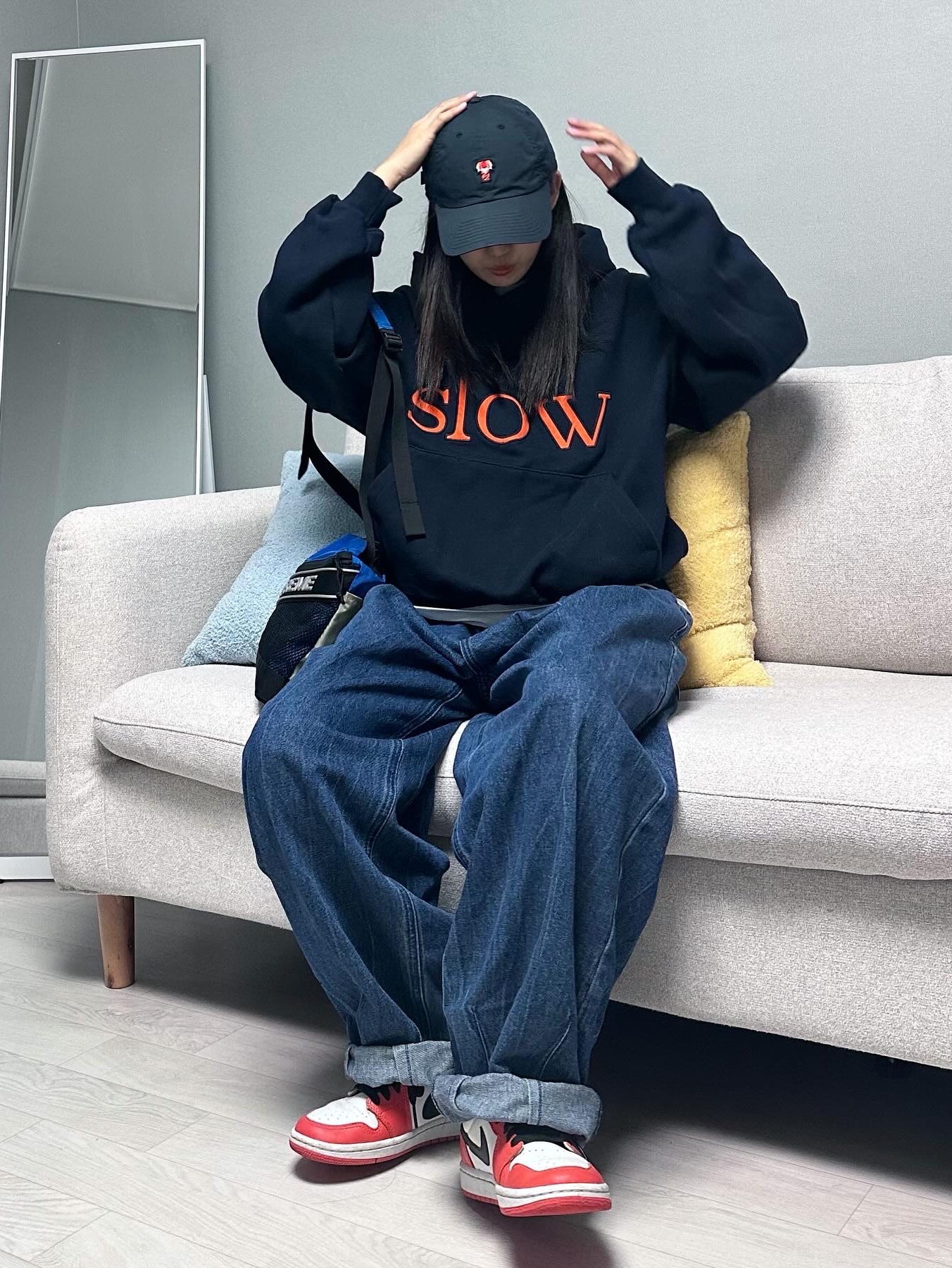 Jordan 1 Low OG Starfish, (W) Jordan 1 Low OG Starfish 착용 스타일 - 3