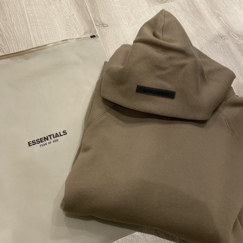 Essentials Pull-Over Hoodie Harvest - 21FW 착용 스타일