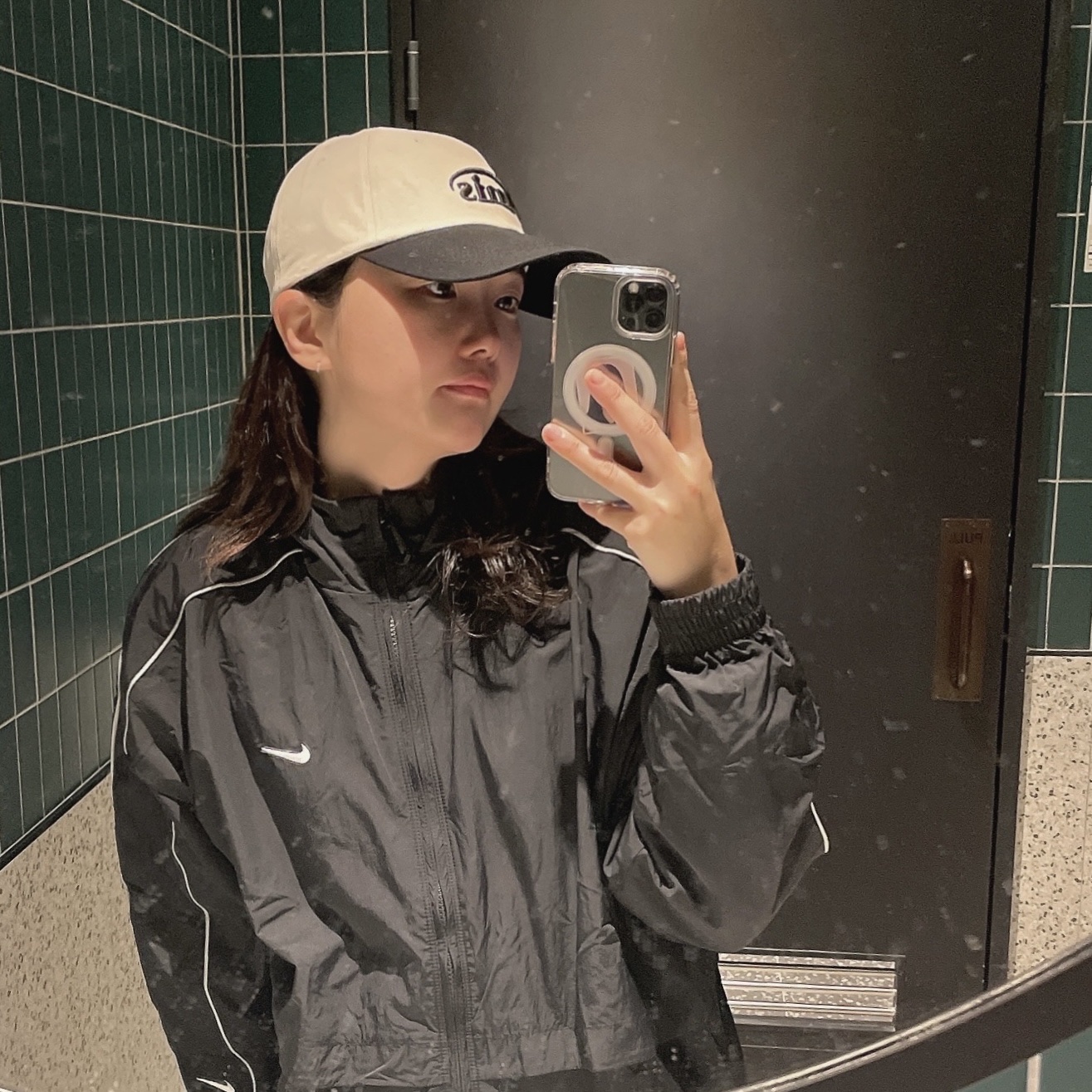 Nike NSW Solo Swoosh Woven Track Jacket Black - Asia, Emis New Logo Ball Cap Two Tone Black 착용 스타일