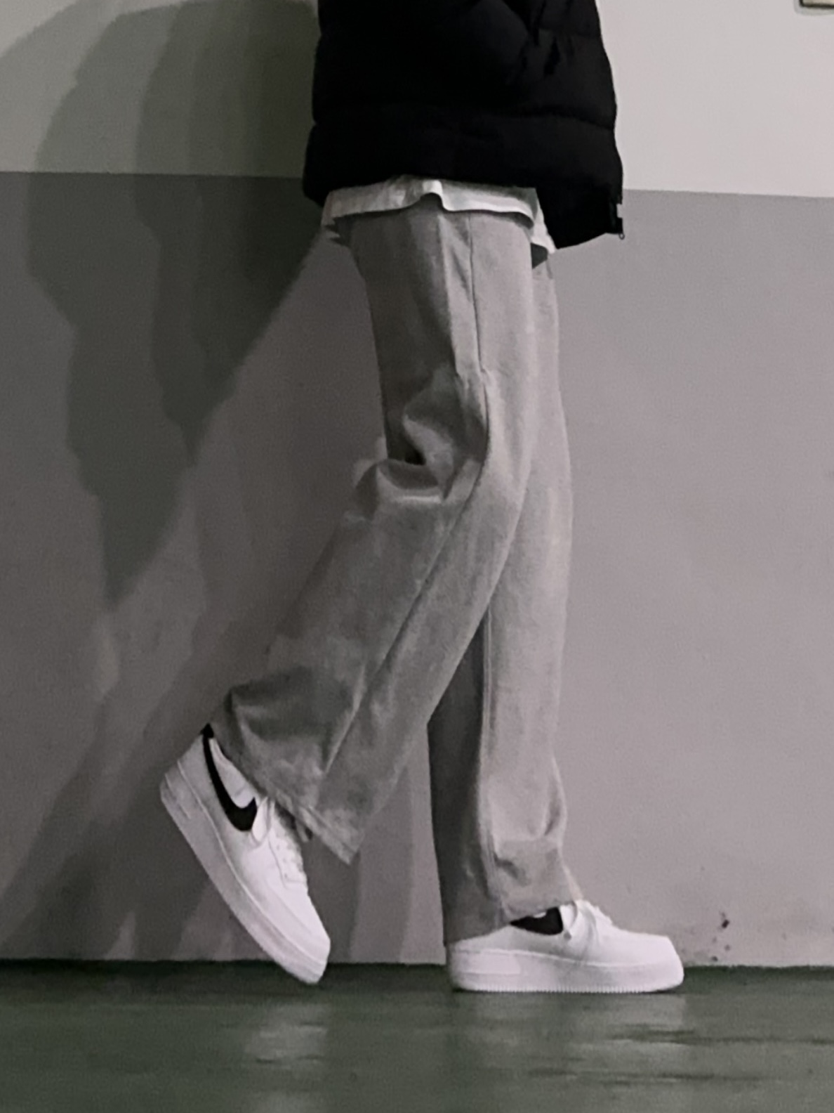 Nike Air Force 1 '07 White Black 착용 스타일