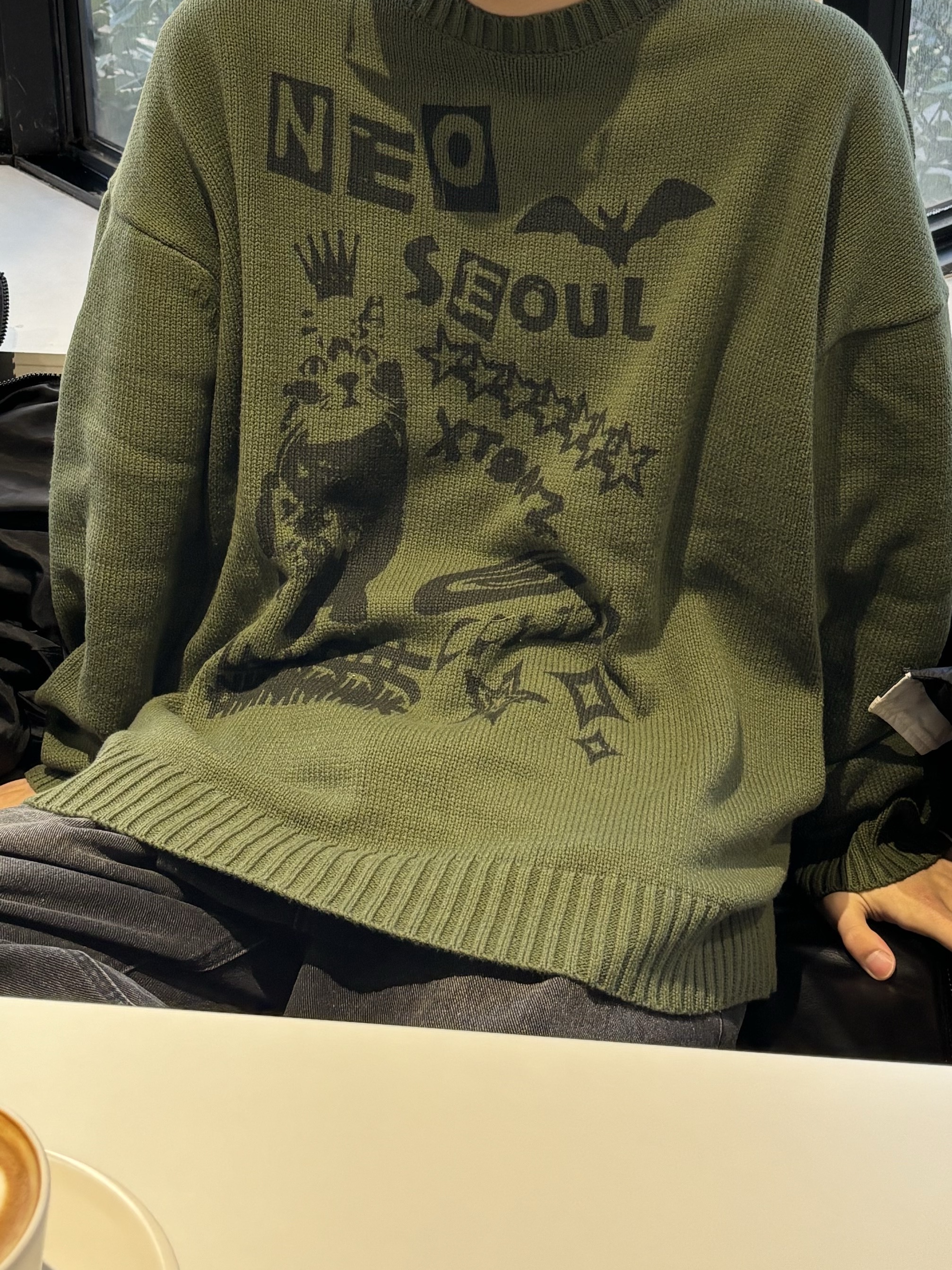 Jordan 1 Low Golf Wolf Grey 착용 스타일 - 1