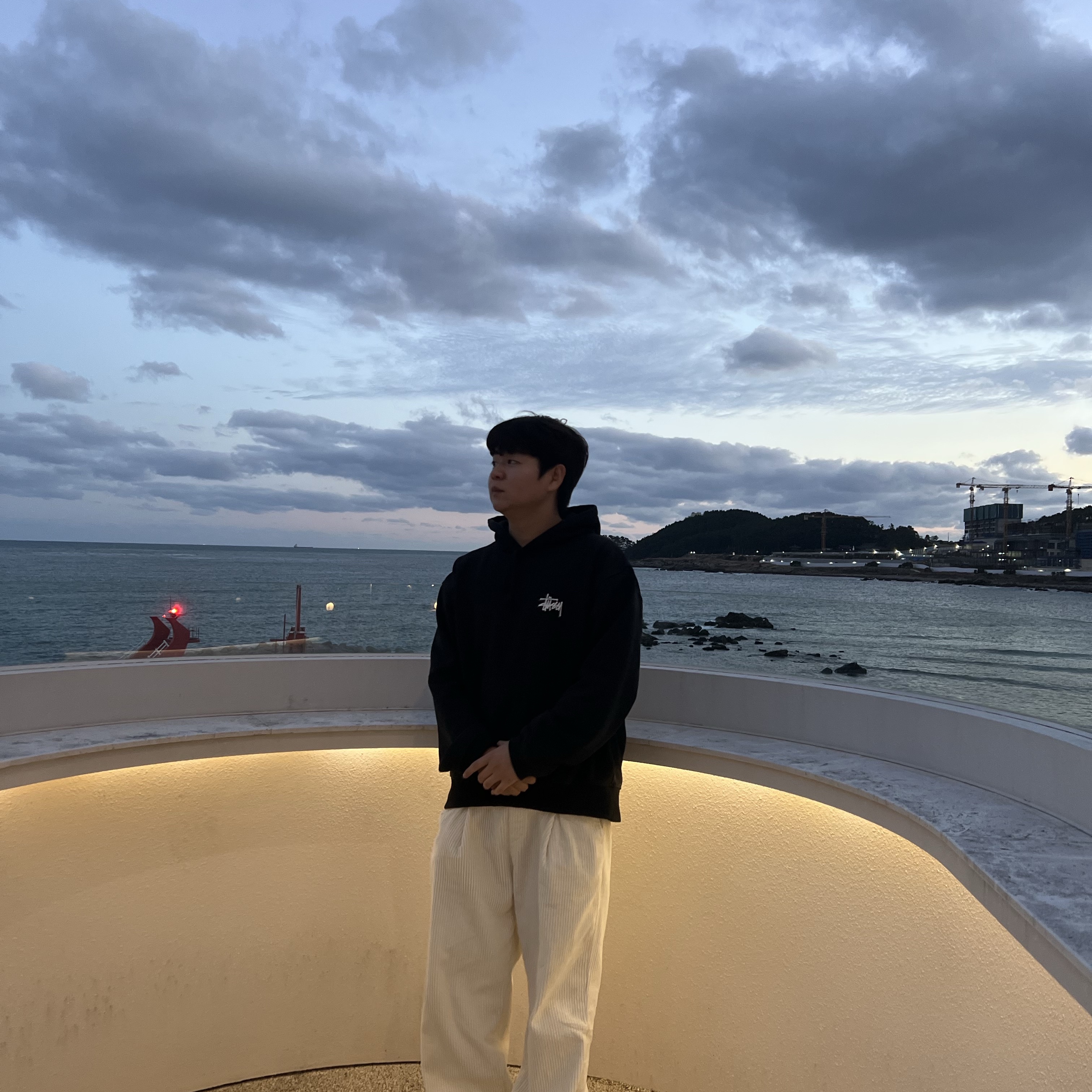 Stussy Basic Stussy Hoodie Black 2023 착용 스타일 - 1