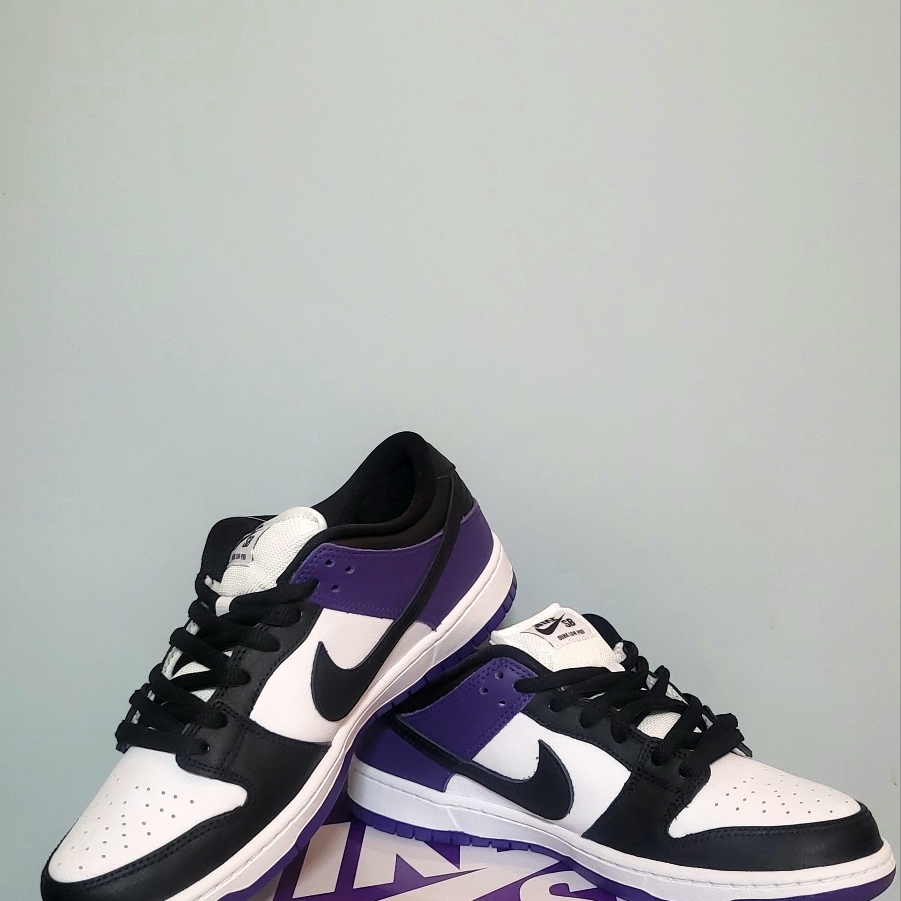 Nike SB Dunk Low Pro Court Purple 착용 스타일 - 2