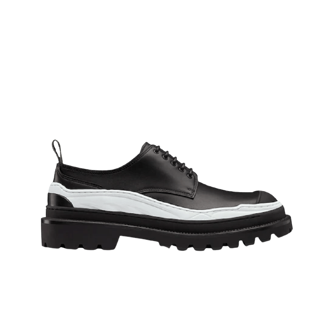 디올 x 사카이 익스플로러 더비 슈즈 스무스 카프스킨 블랙