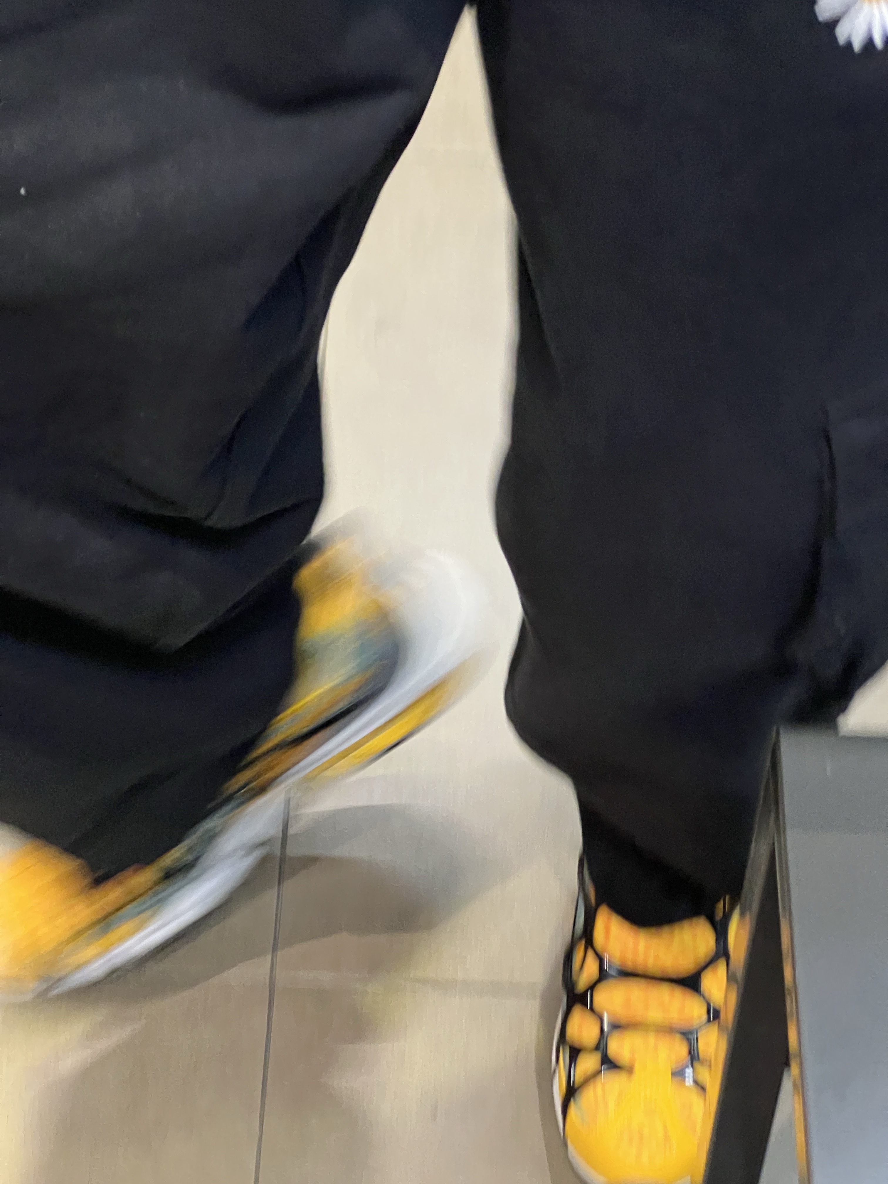 Nike x Kasina Dunk Low 80's Bus, Nike x Peaceminusone Wide Pants Black (DR0096-010) 착용 스타일 - 3