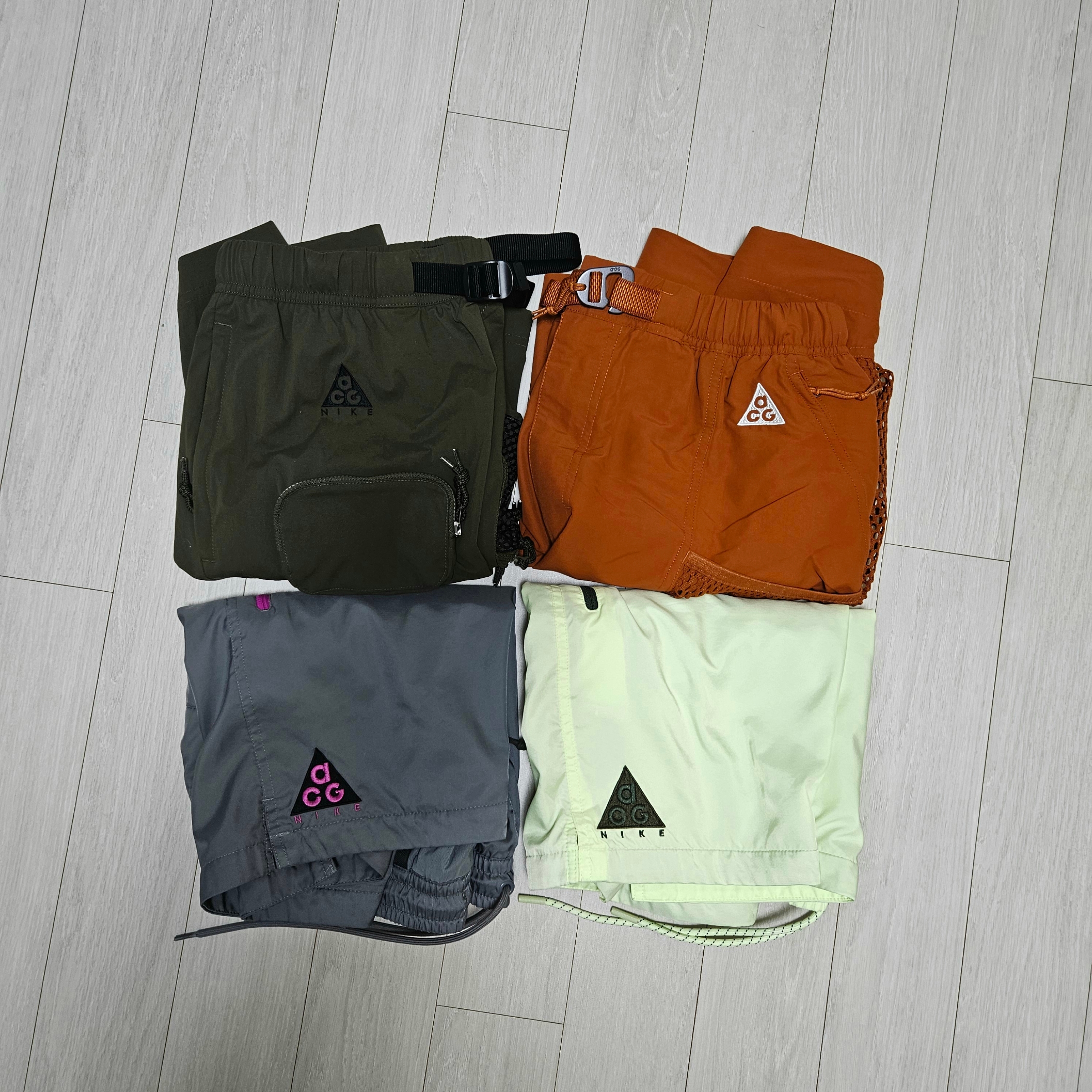 Nike ACG AOP Woven Shorts Hyper Royal - Asia, Nike ACG Woven Shorts Blue gale - Asia 착용 스타일 - 3