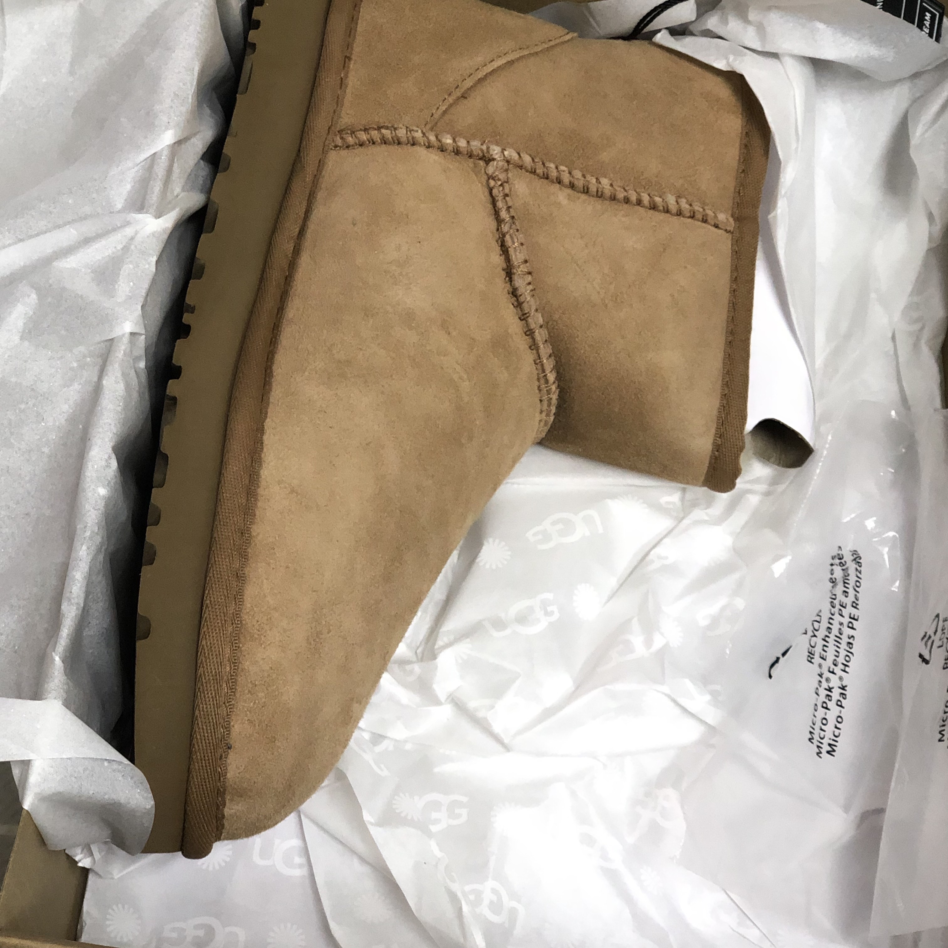 (W) UGG Classic Mini II Boots Chestnut 착용 스타일