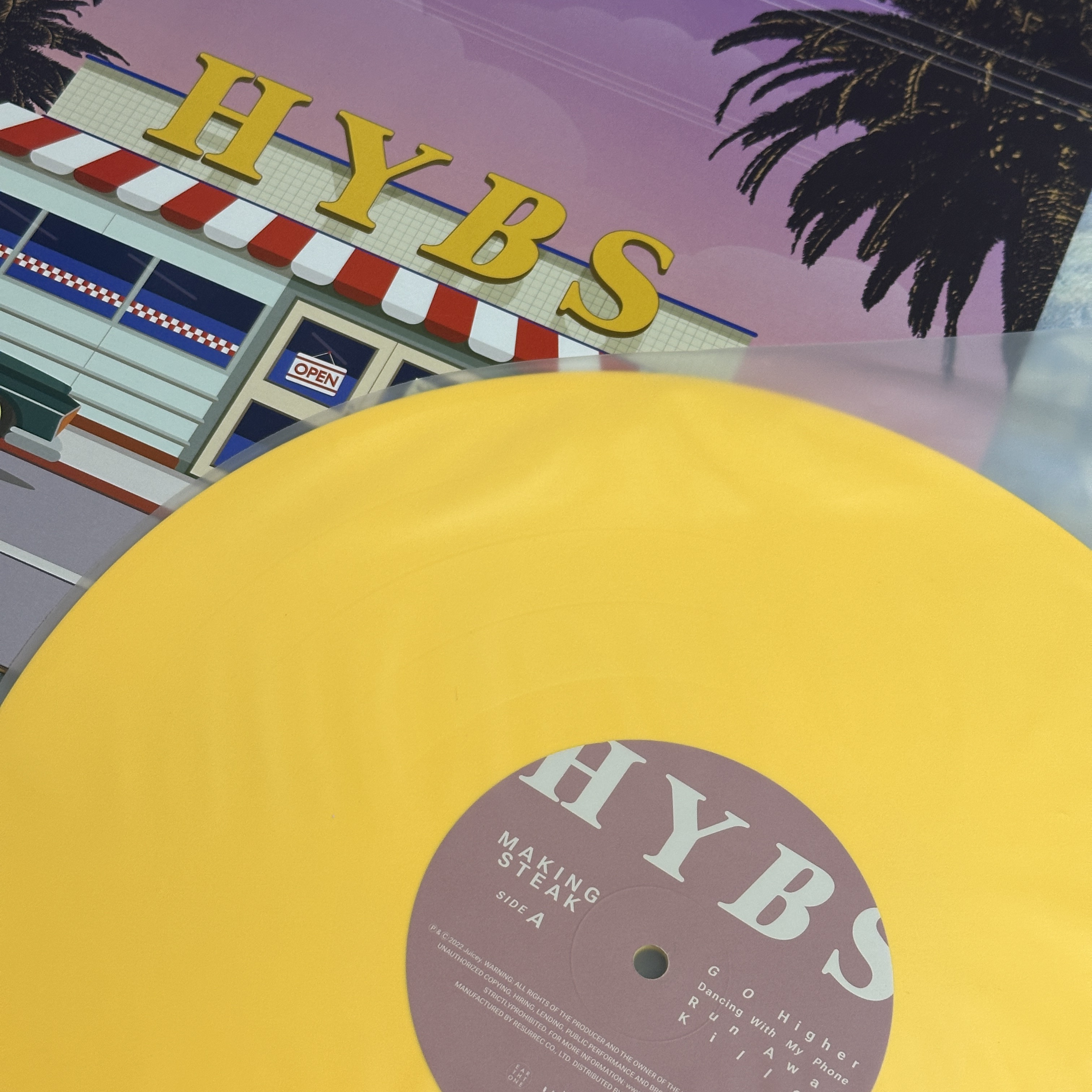 HYBS 정규 1집 메이킹 스테이크 LP 옐로우 | LP & CD | KREAM