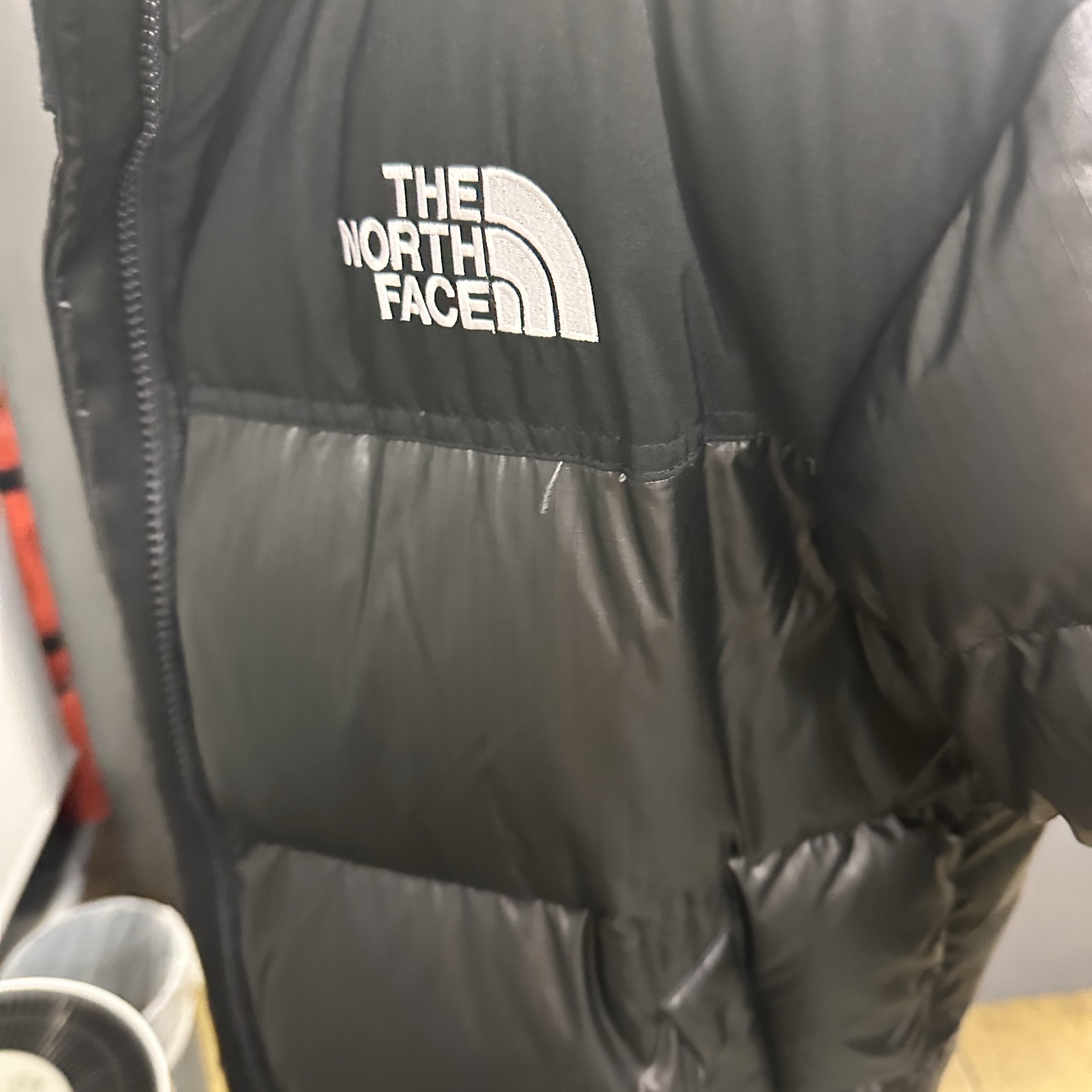 The North Face 1996 Eco Nuptse Jacket Black 착용 스타일
