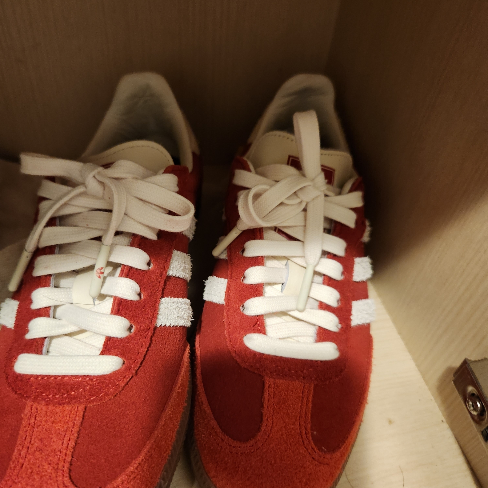 Adidas Samba OG Tal Better Scarlet Off White 착용 스타일