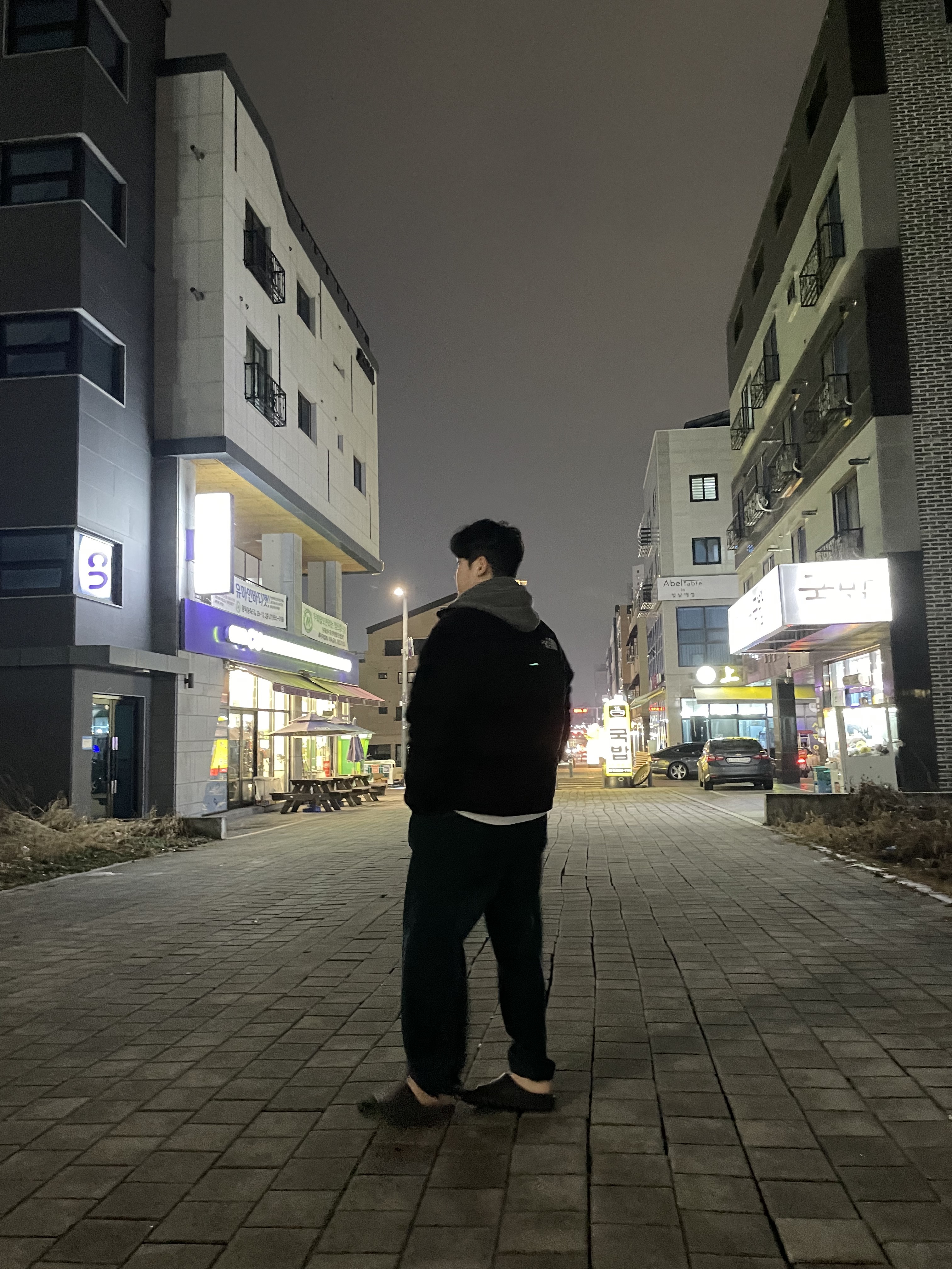 노스페이스 벌사 벨루어 눕시 자켓 블랙 착용 스타일 - 1