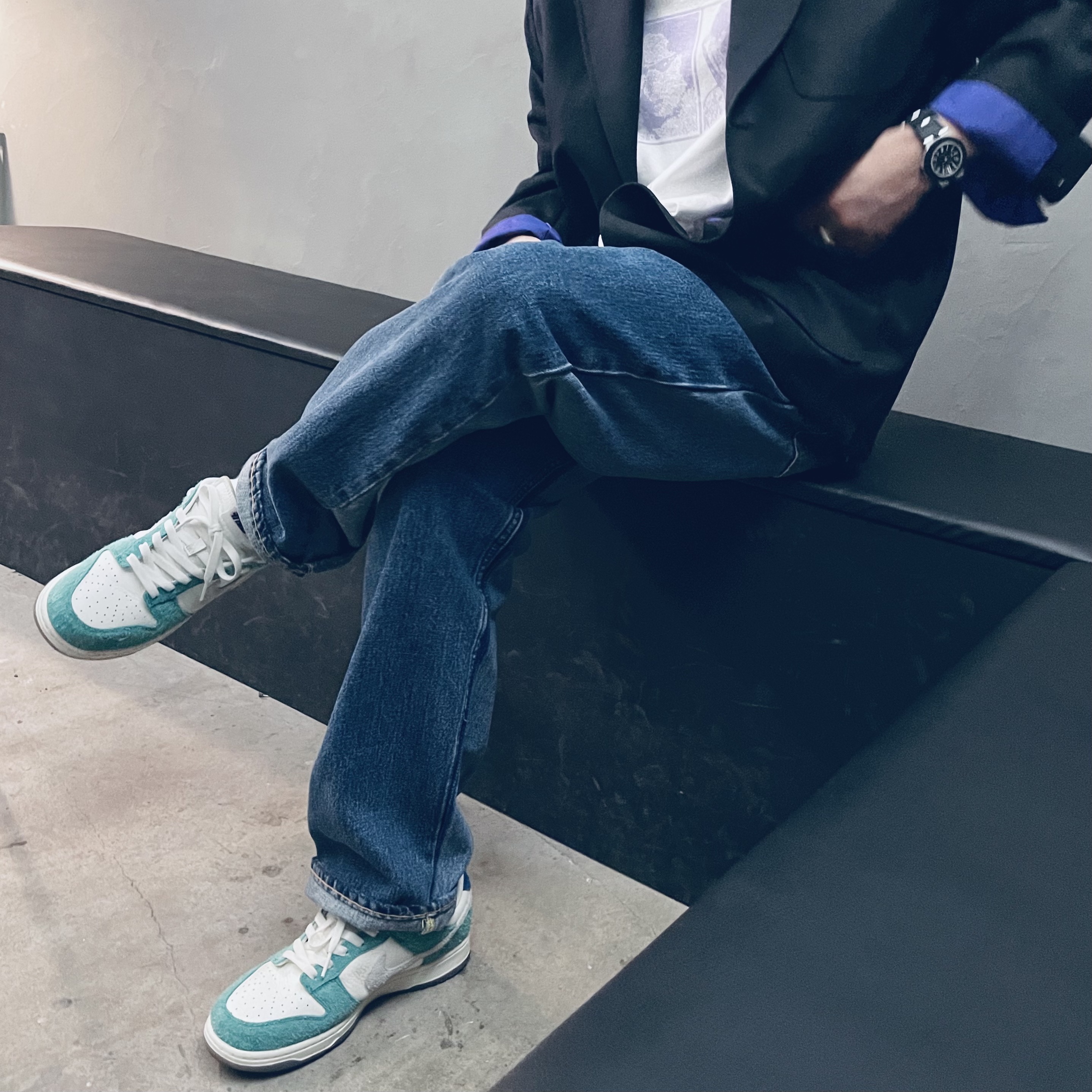 Nike x Kasina Dunk Low Road Sign - Kasina Exclusive 착용 스타일