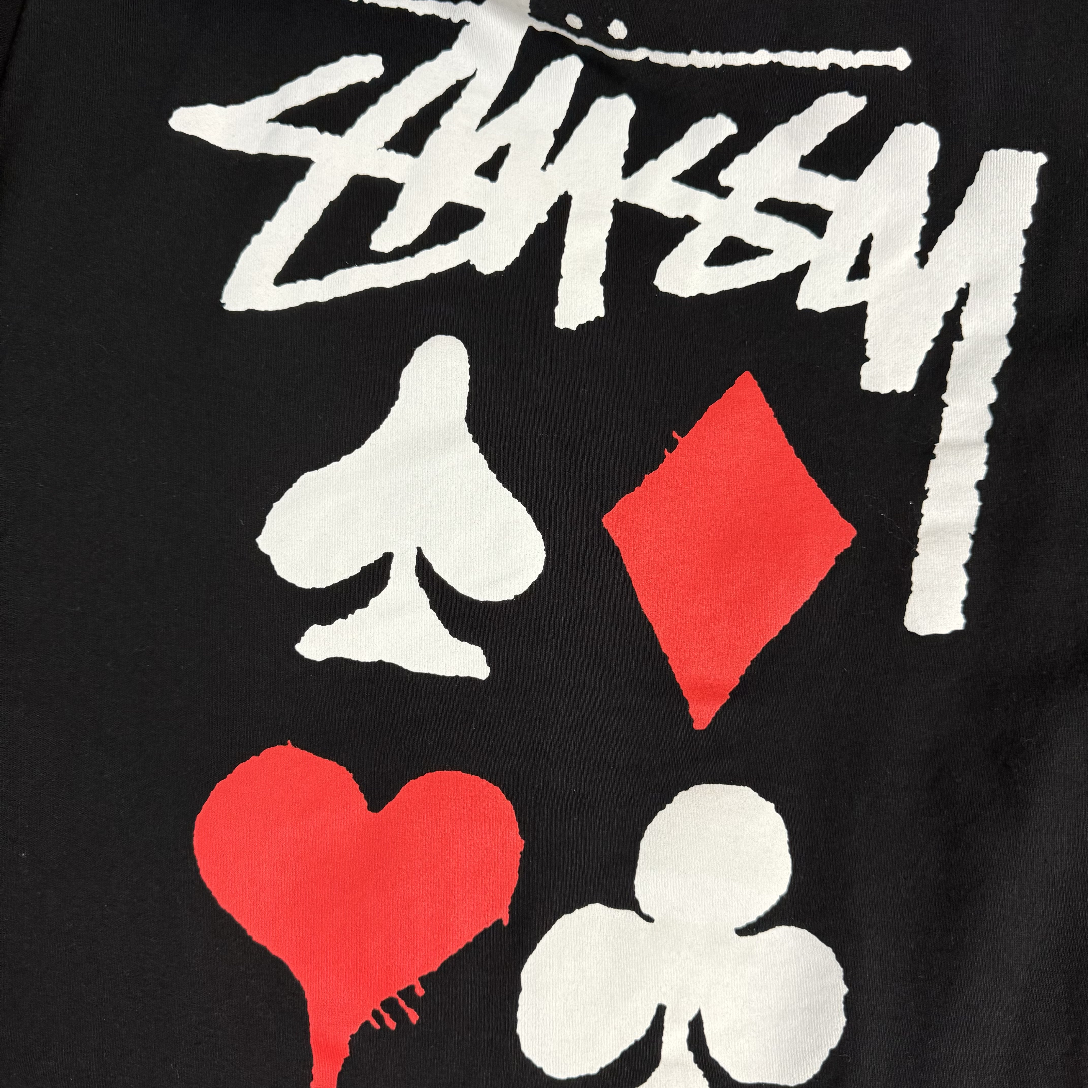 Stussy Full Deck 2 T-Shirt Black 착용 스타일