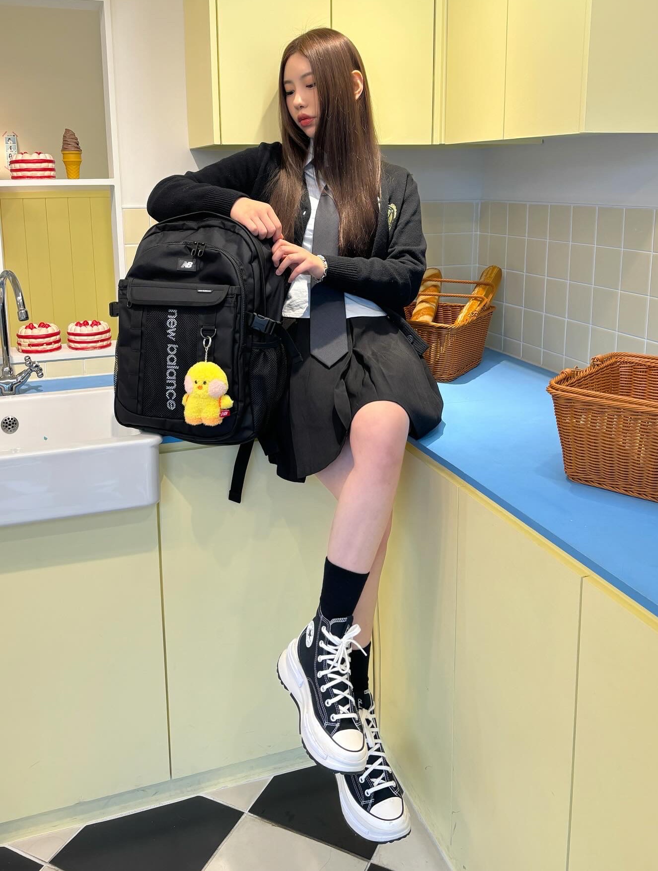 Converse Run Star Legacy CX Future Comfort Black 착용 스타일