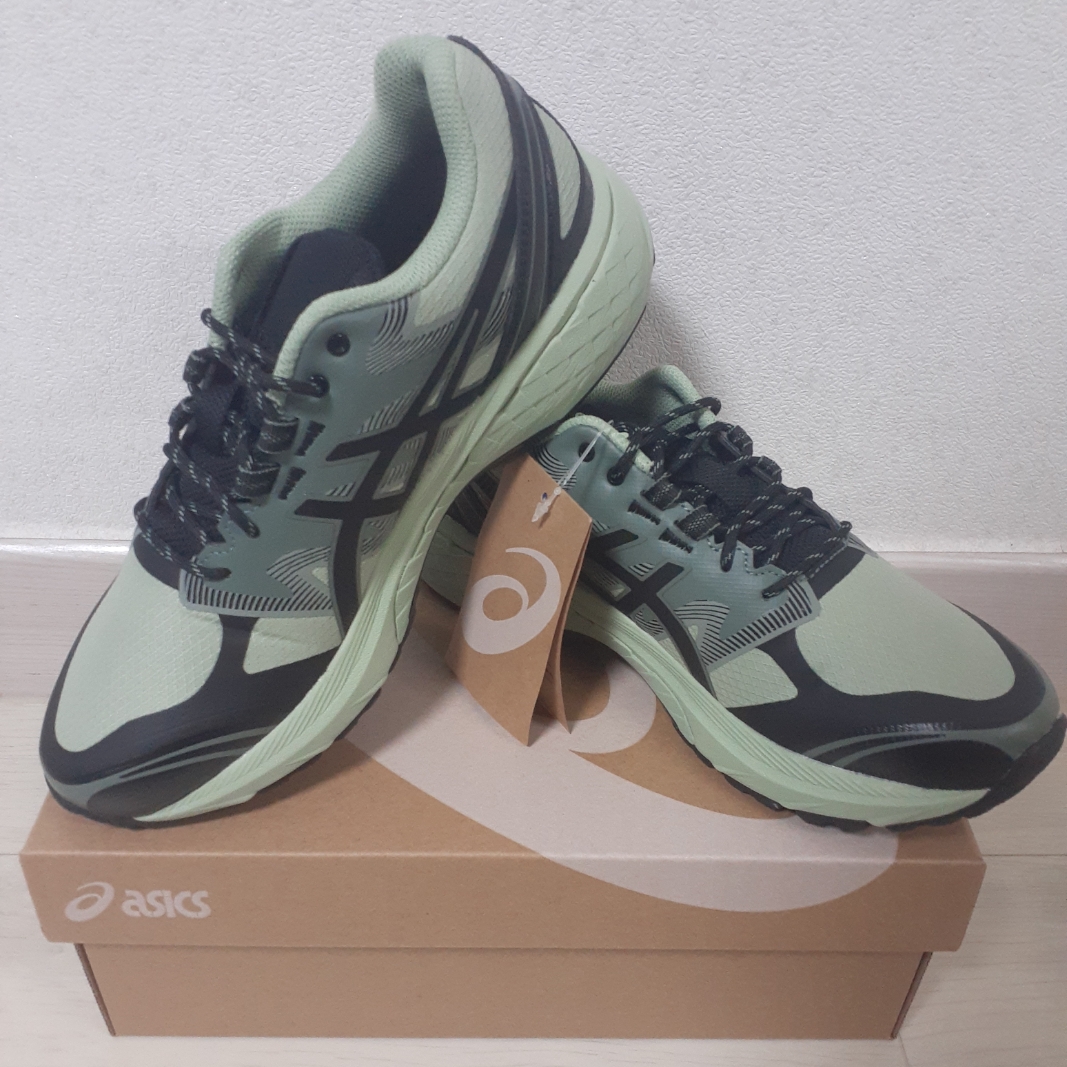 Asics Gel-Terrain Dark Jade Black 착용 스타일