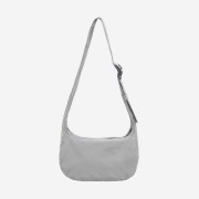 COS Reflective Crossbody Saddle Bag Silver