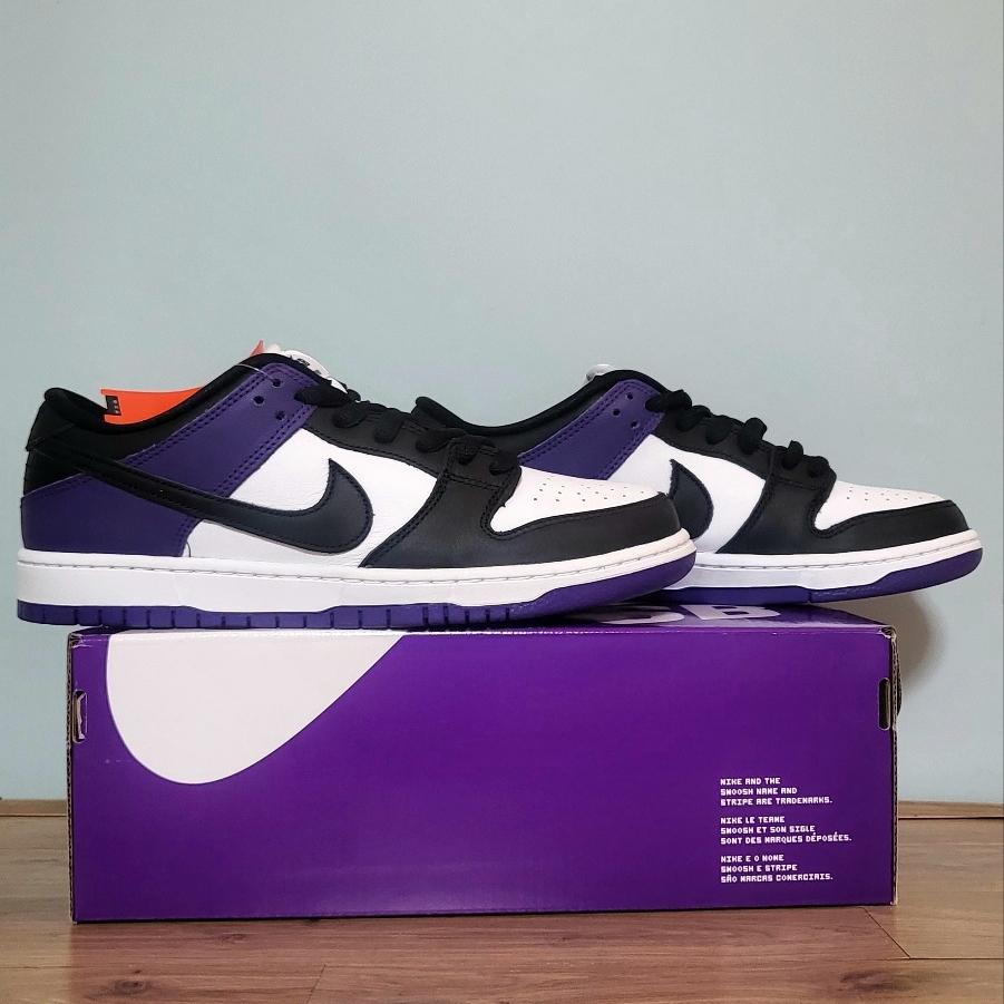 Nike SB Dunk Low Pro Court Purple 착용 스타일 - 4