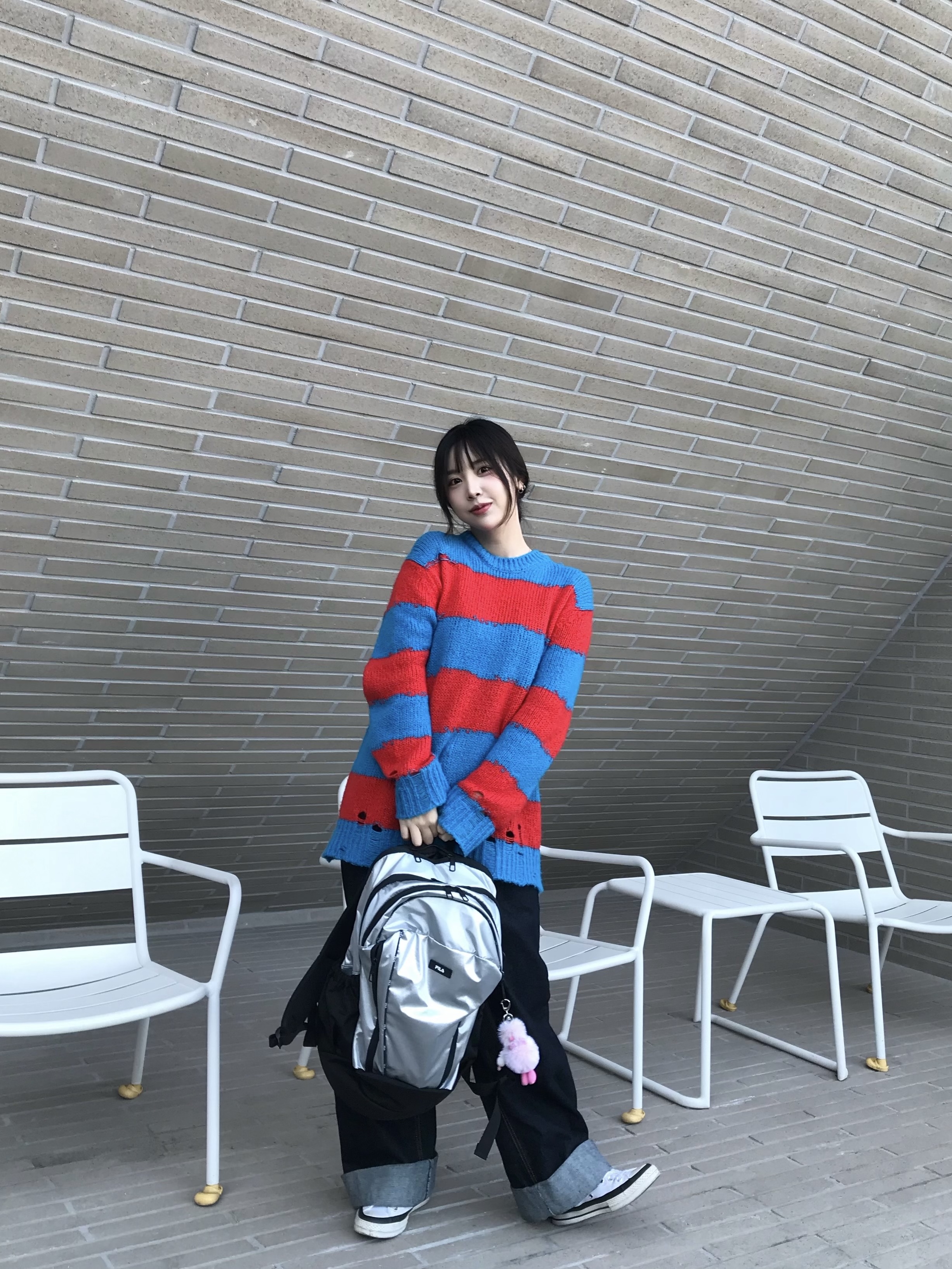 Converse x Moncler x Fragment Chuck 70 Ox White 착용 스타일 - 2
