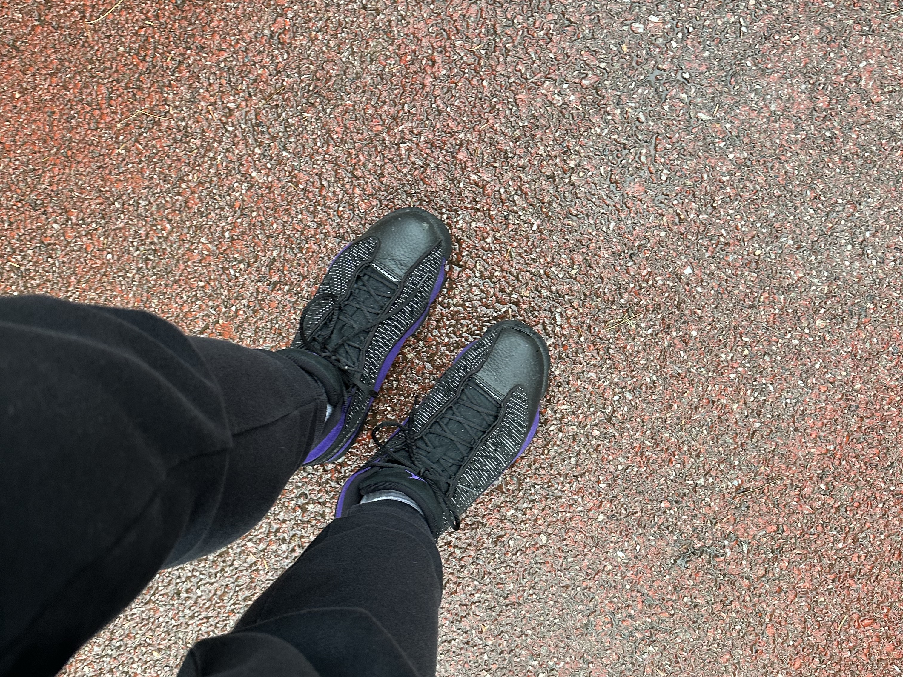 Jordan 3 Retro Court Purple, Jordan 13 Retro Court Purple 착용 스타일 - 2