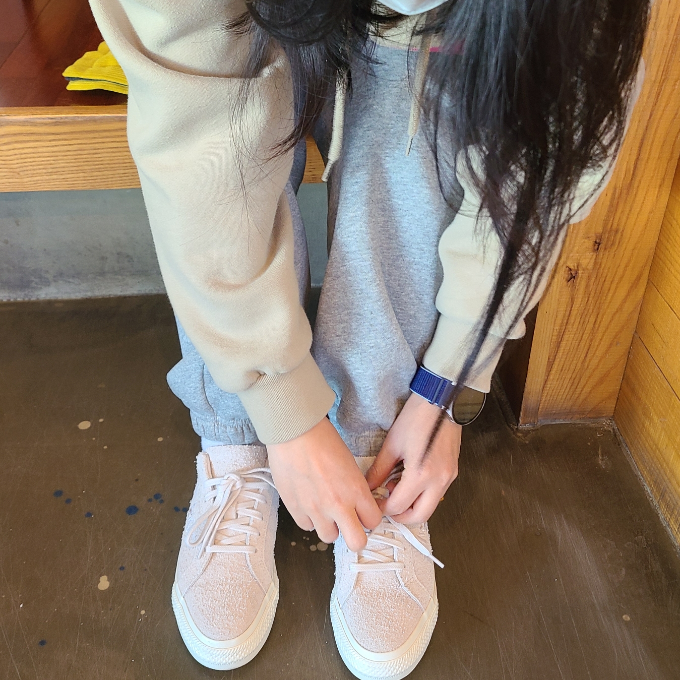 Converse x Awake NY One Star Pro Ox White Sand 착용 스타일