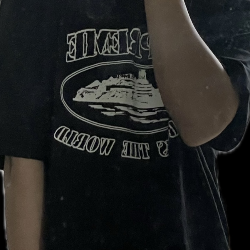 Supreme x Corteiz Rules The World T-Shirt Black - 23FW 착용 스타일 - 1