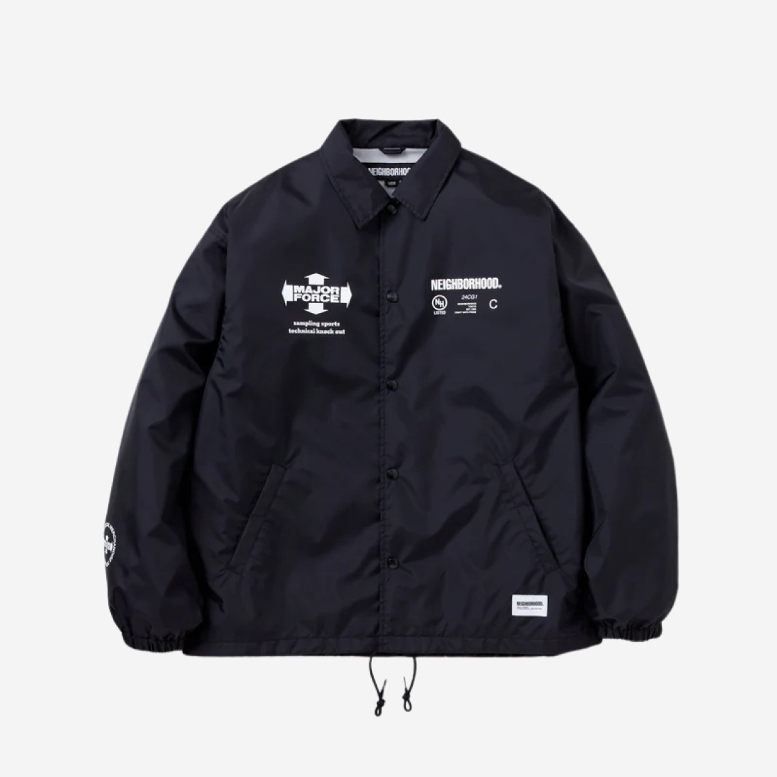 Neighborhood x Major Force Windbreaker Jacket Black 상세 이미지 1