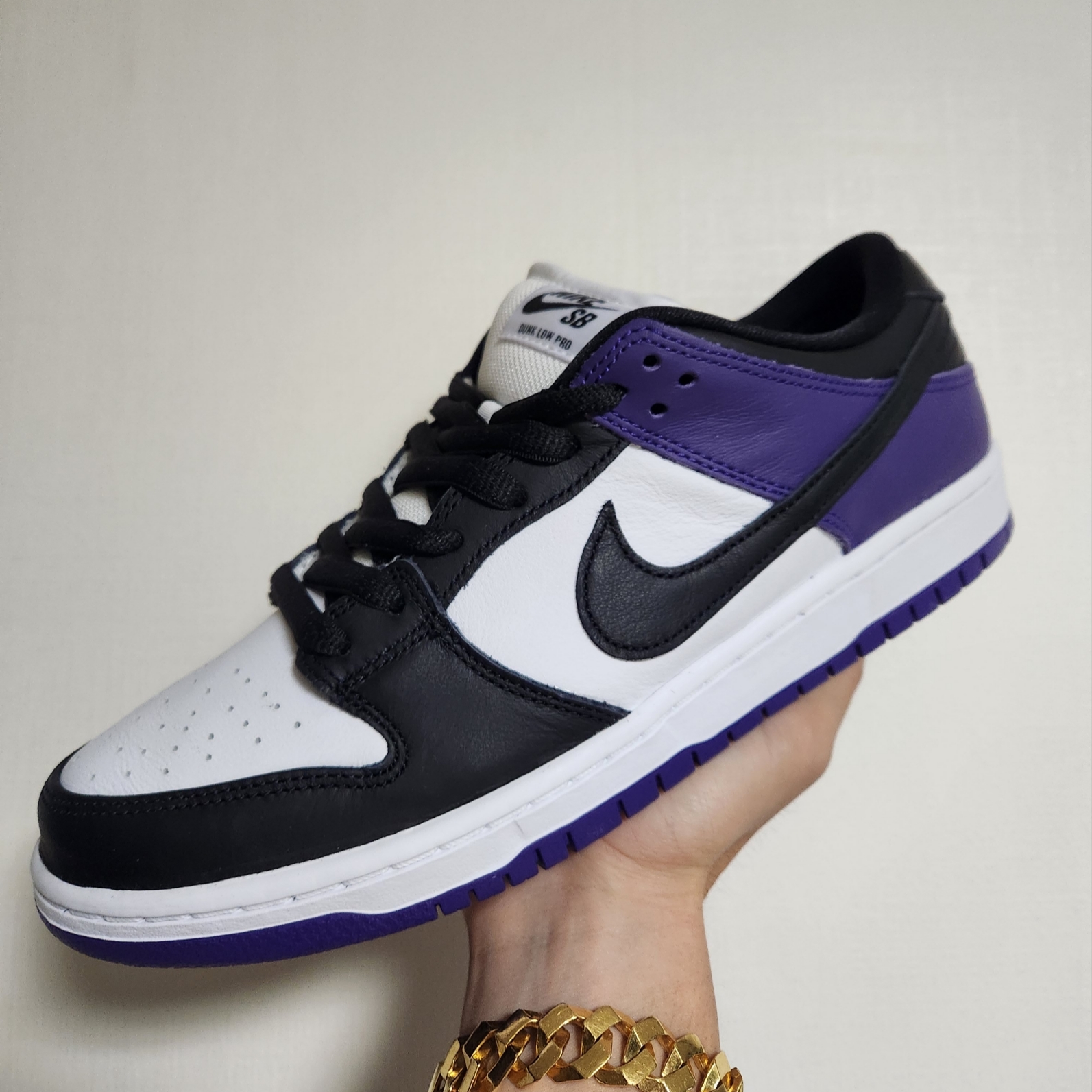 Nike SB Dunk Low Pro Court Purple 착용 스타일