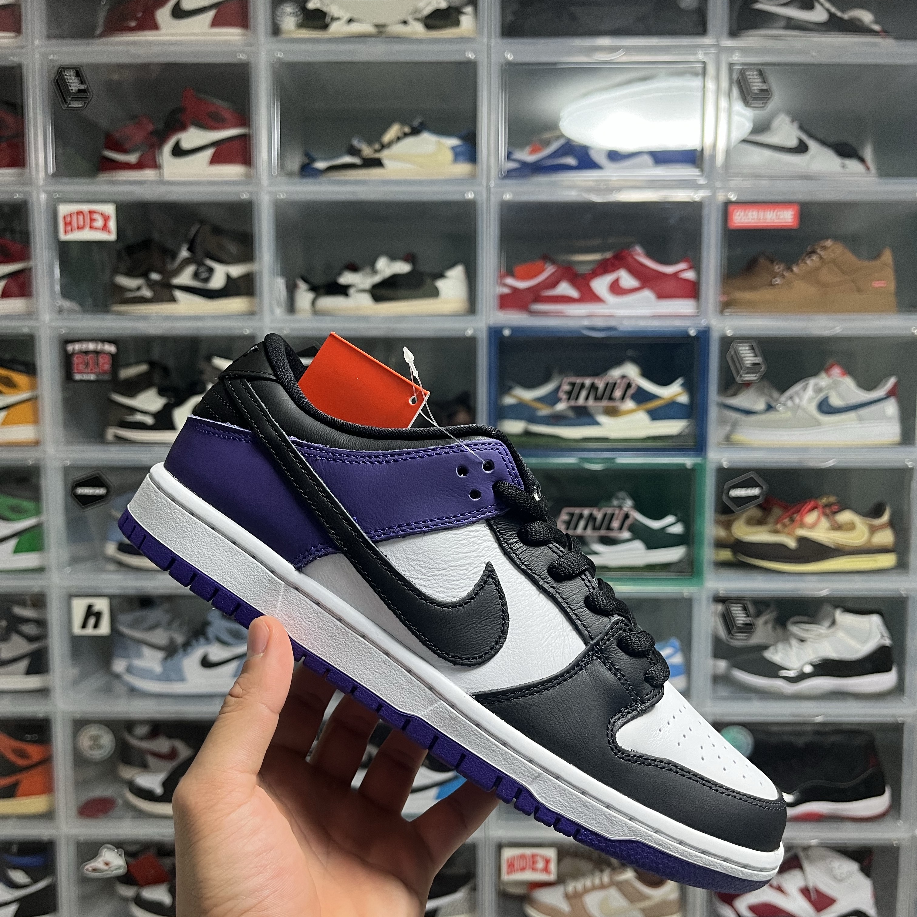Nike SB Dunk Low Pro Court Purple 착용 스타일