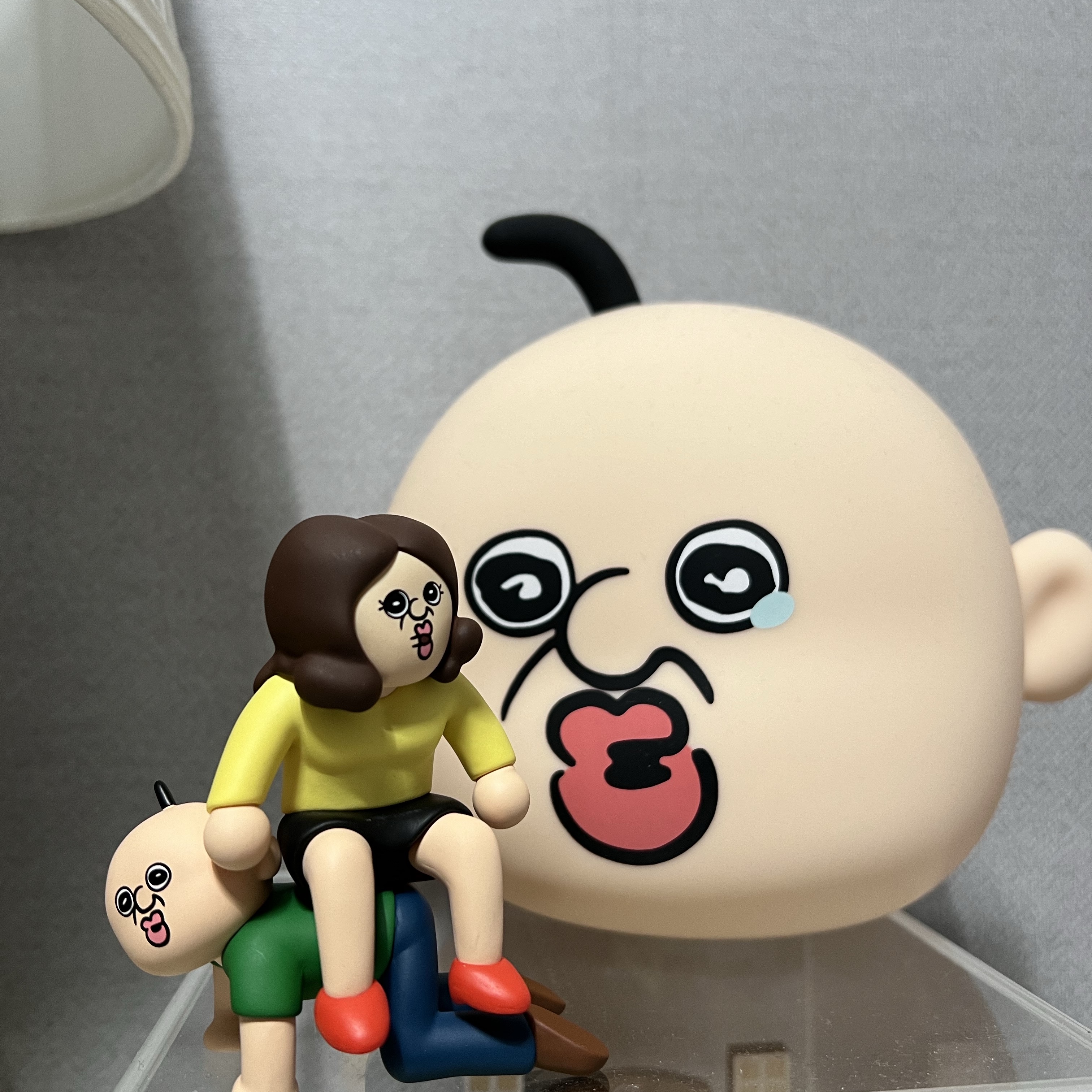 Bbangbbang Getting Hit Mood Lamp, Bbangbbang Okji Figure Set 착용 스타일
