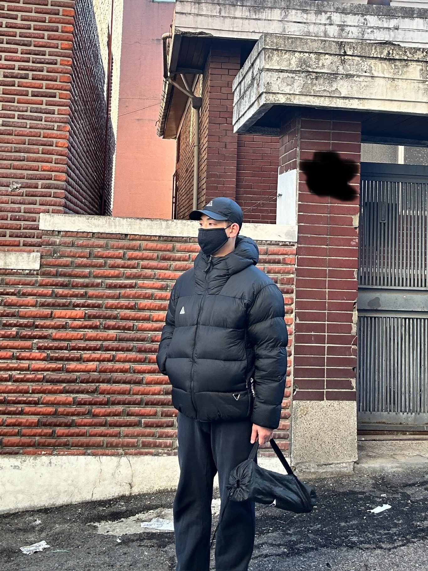 Nike ACG Therma-Fit ADV Lunar Lake Puffer Jacket Black - Asia, Nike ACG Trail Cap Black 착용 스타일