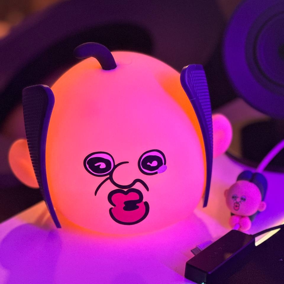 Bbangbbang Getting Hit Mood Lamp 착용 스타일