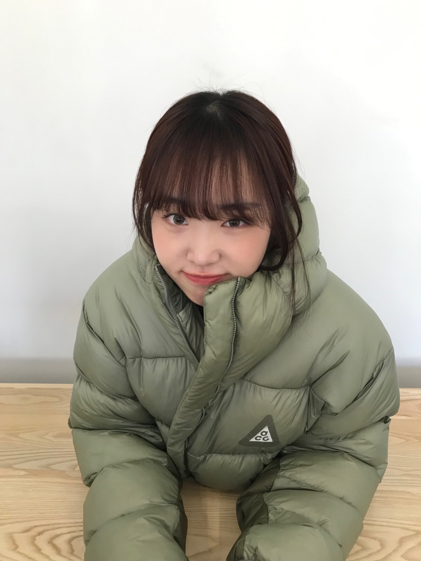 Nike ACG Therma-Fit ADV Lunar Lake Puffer Jacket Light Army - Asia 착용 스타일
