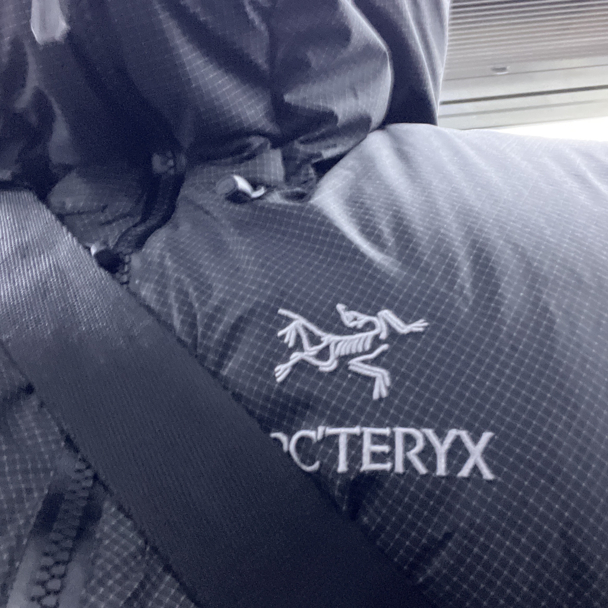 Arc'teryx Alpha Parka Black 착용 스타일