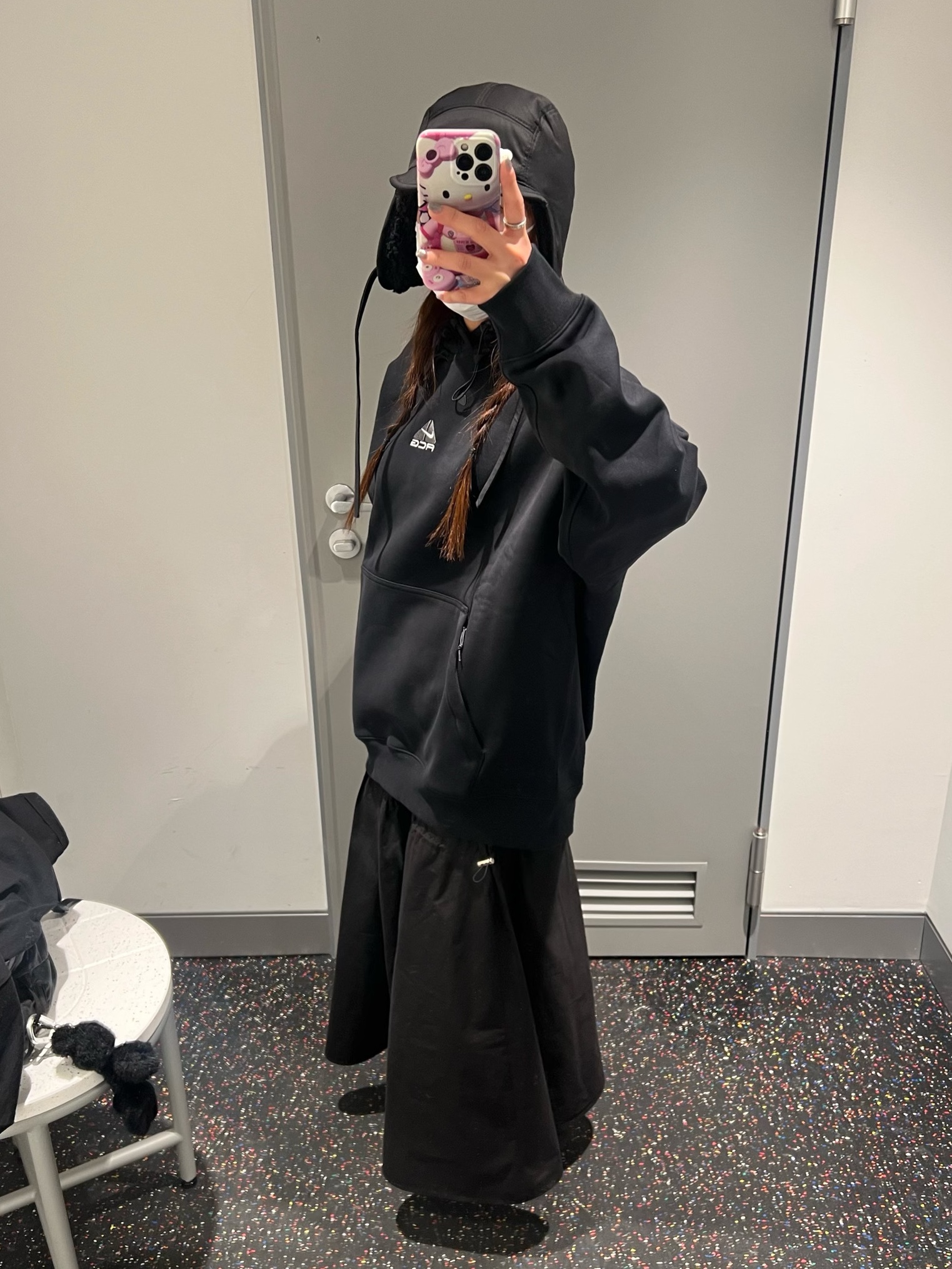 Nike ACG Therma-Fit Fleece Pullover Hoodie Black Anthracite - Asia, Nike x Supreme Air Force 1 Low Black 착용 스타일
