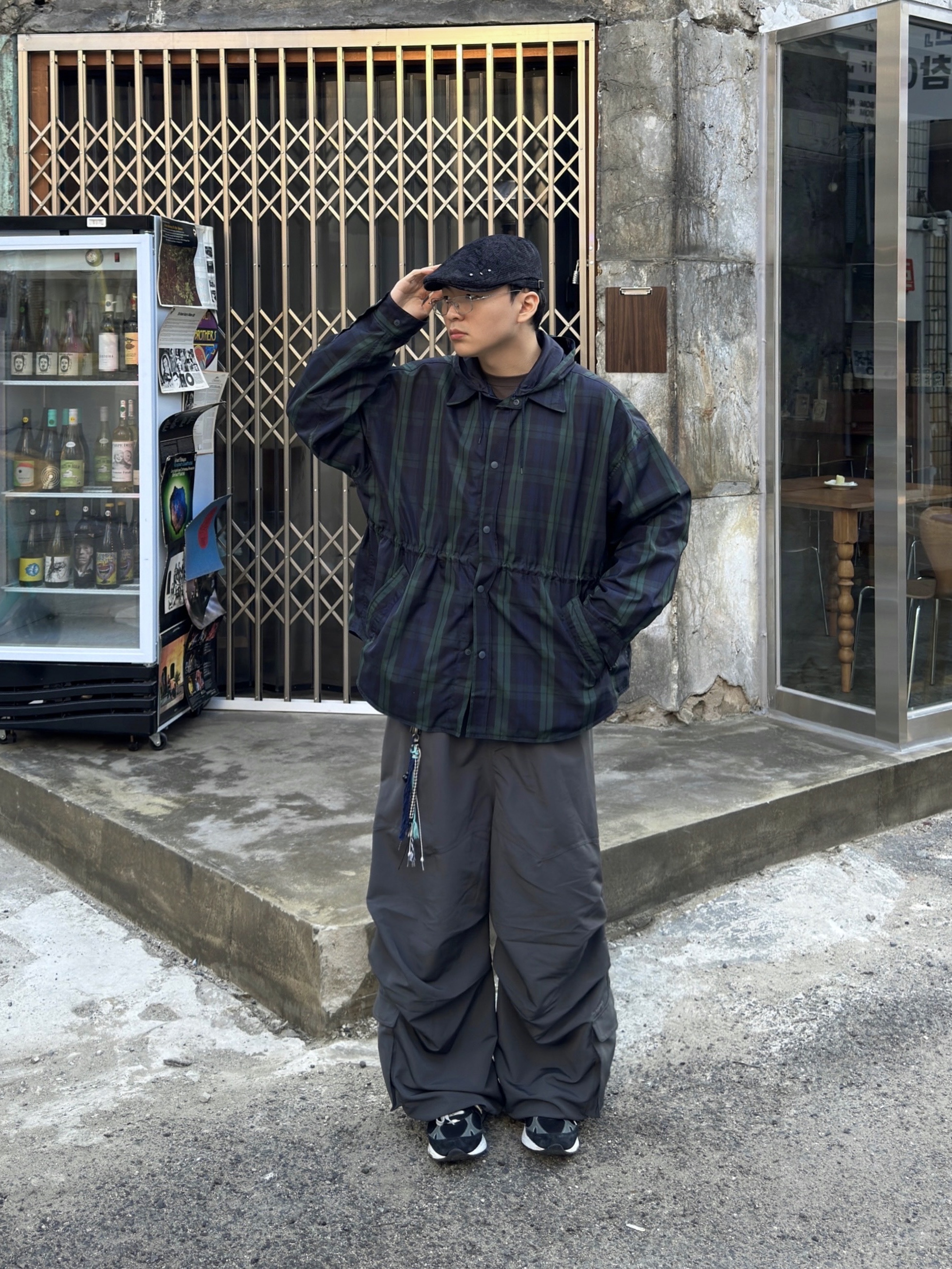 New Balance 993 Made in USA Black - 2E Wide 착용 스타일 - 1