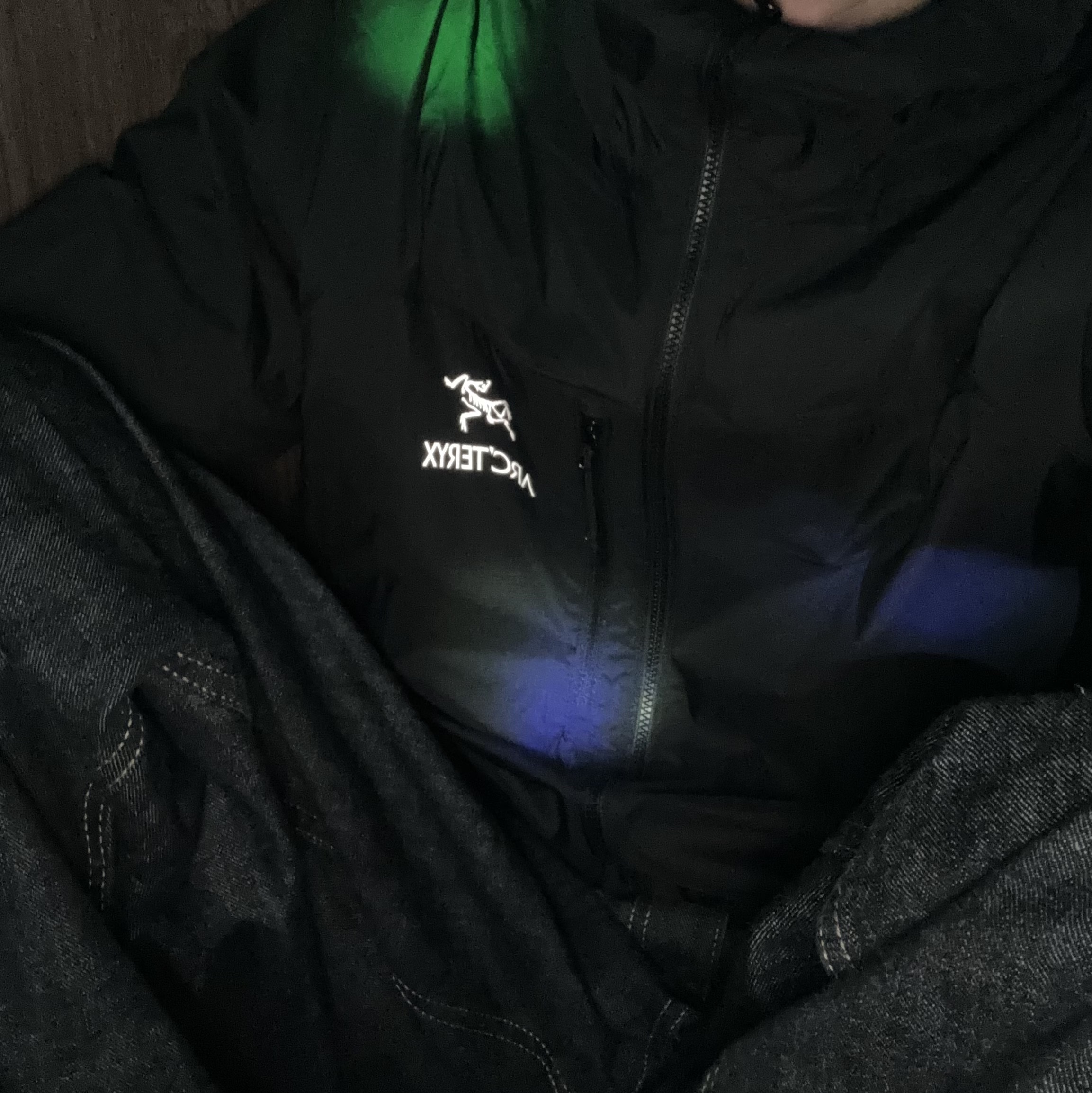 Arc'teryx Squamish Hoody Black 착용 스타일