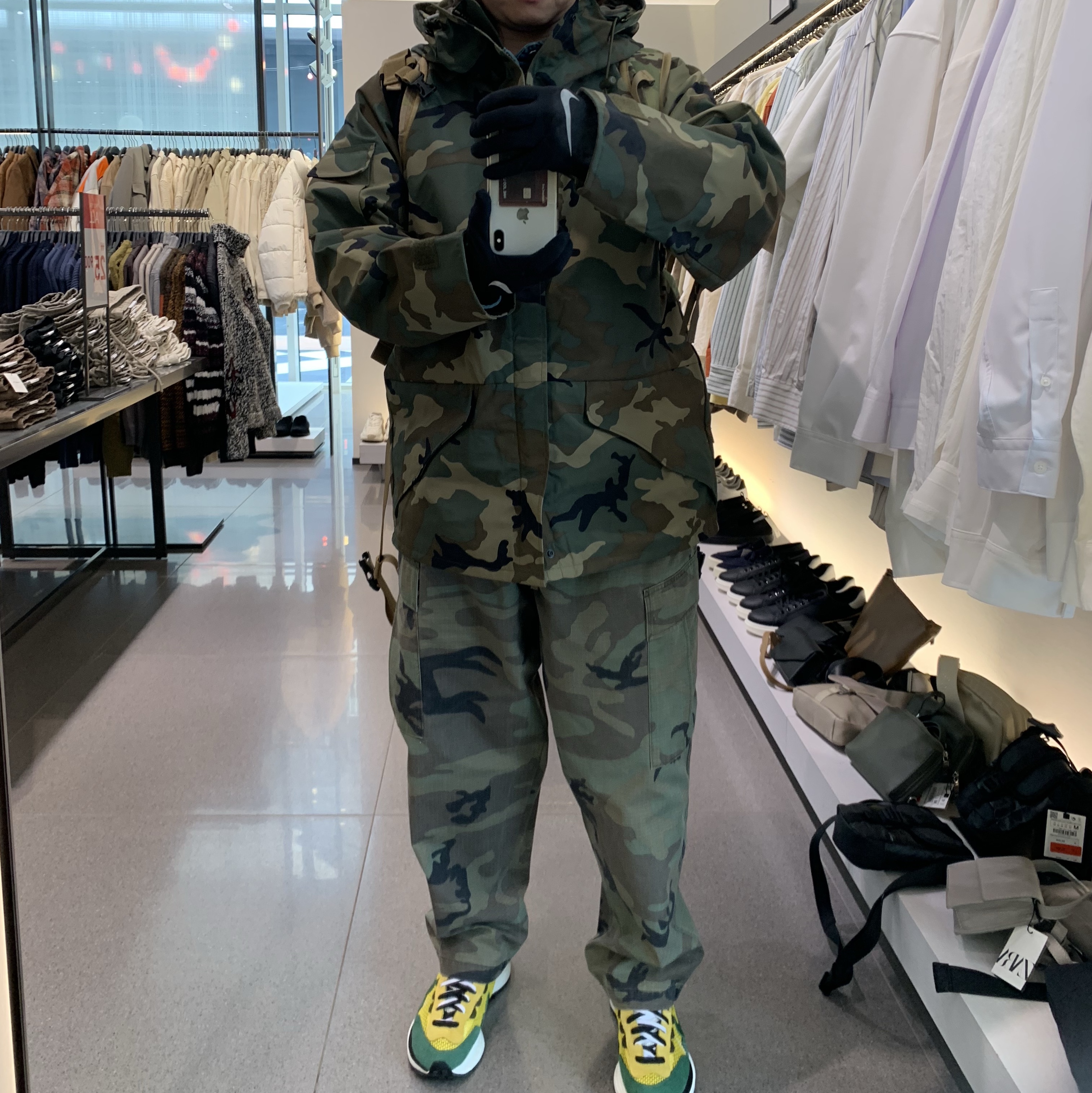 Houston Japan ECWCS Parka Wood 50311WD 착용 스타일
